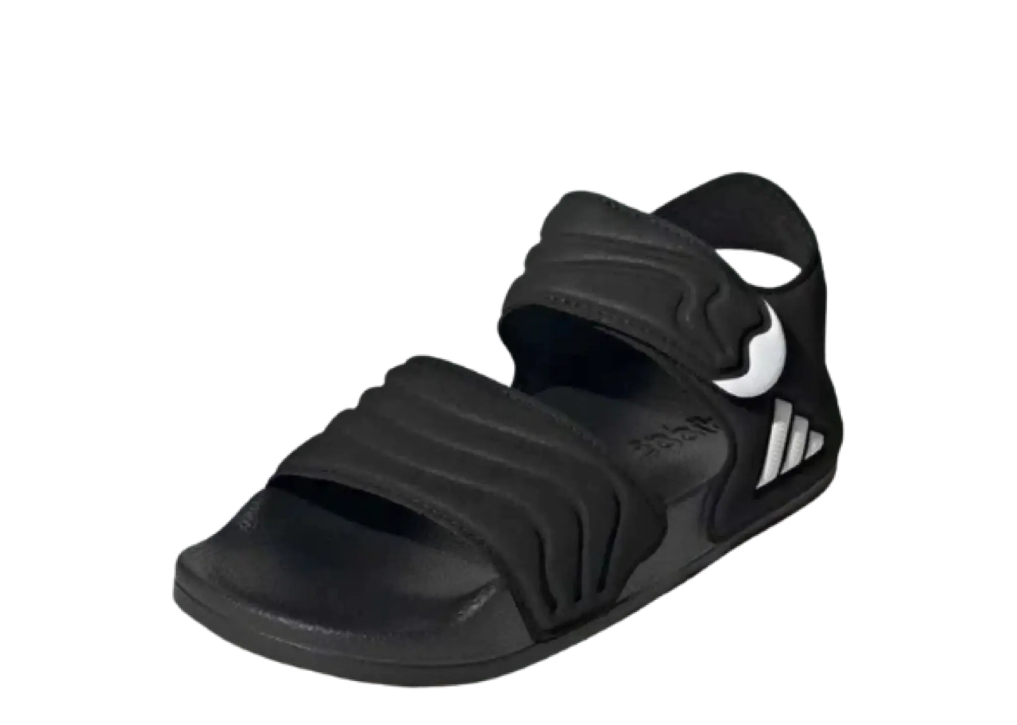 Adidas Adilette 3 Sandals Black White (Grade School) - photo 2