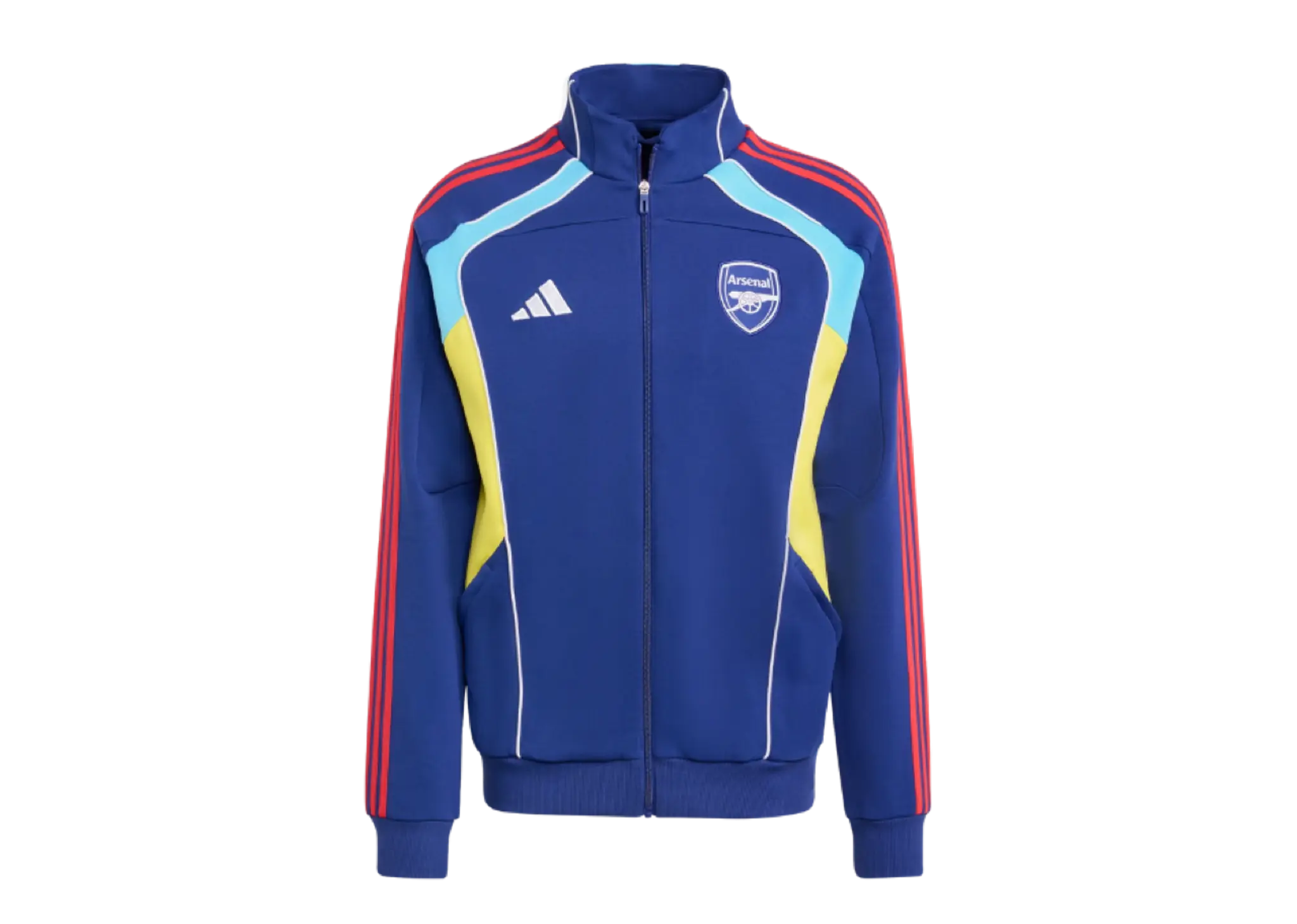Adidas Arsenal FC Urban Purist Track Top Victory Blue Bright Yellow