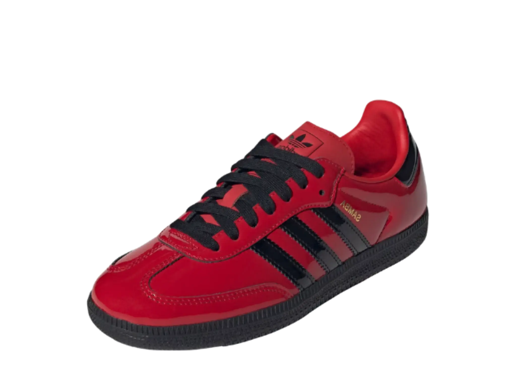 Adidas Samba OG Better Scarlet Core Black Gold Metallic (Women's) - photo 2