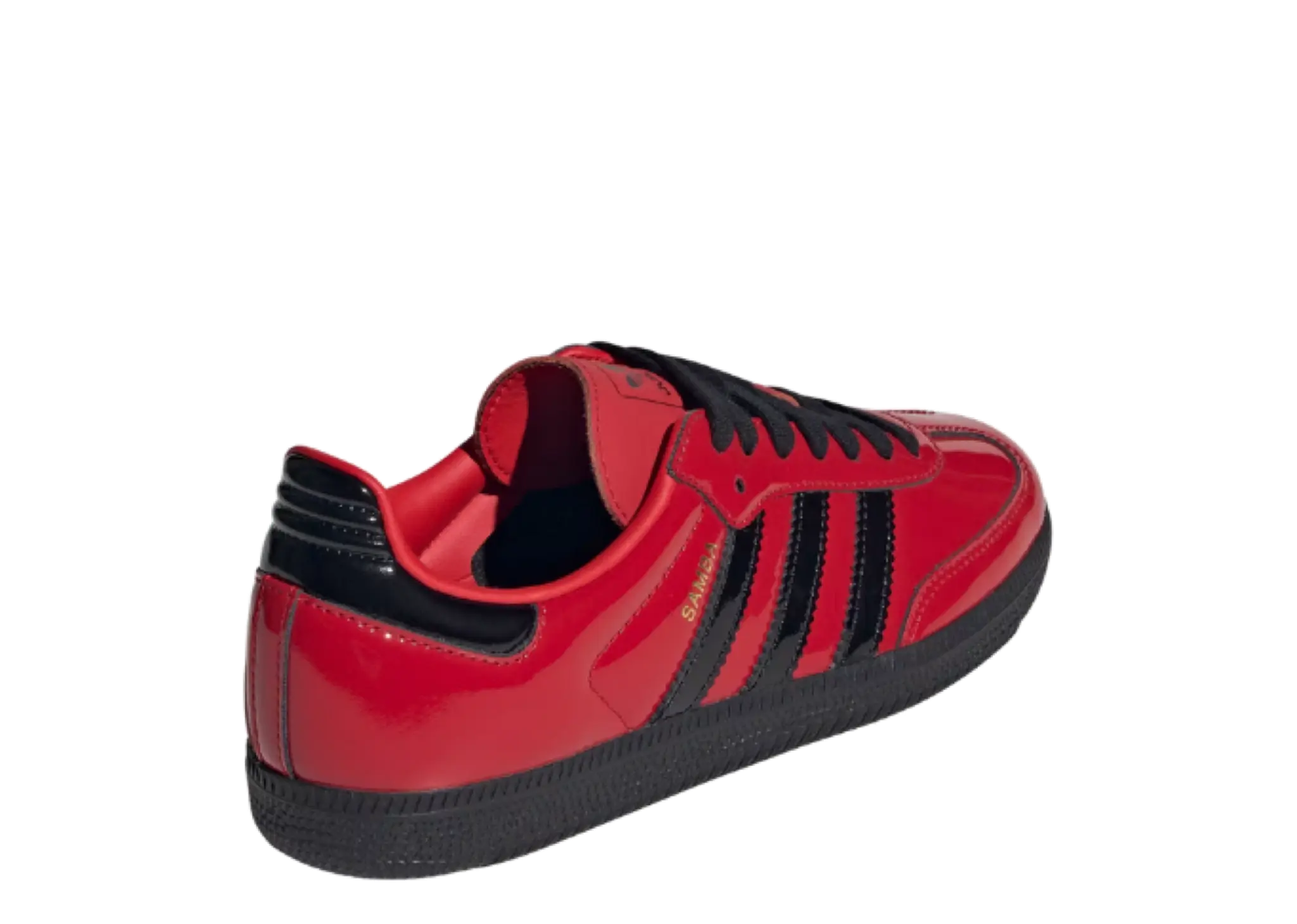 Adidas Samba OG Better Scarlet Core Black Gold Metallic (Women's) - photo 3