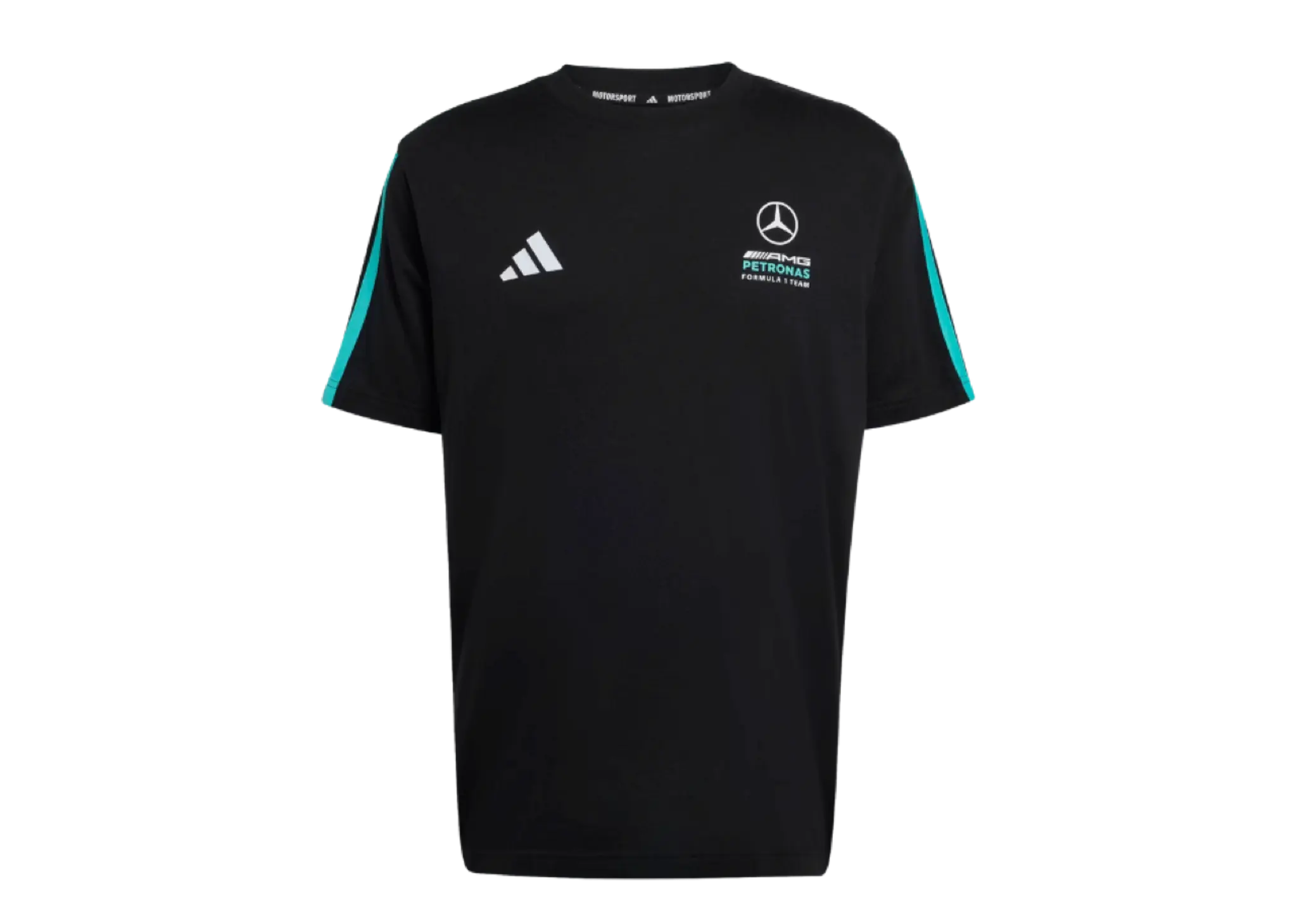 Adidas Mercedes AMG Petronas Formula One Team Dna Tshirt Black Semi Mint Rush