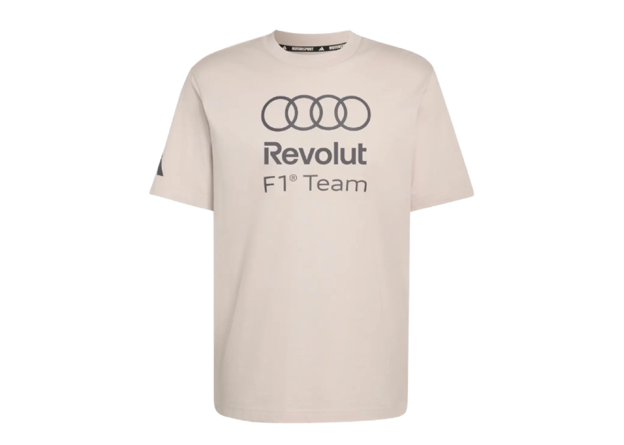 Adidas Audi Revolut Formula One Team DNA Grafis Tee Chalk Pearl