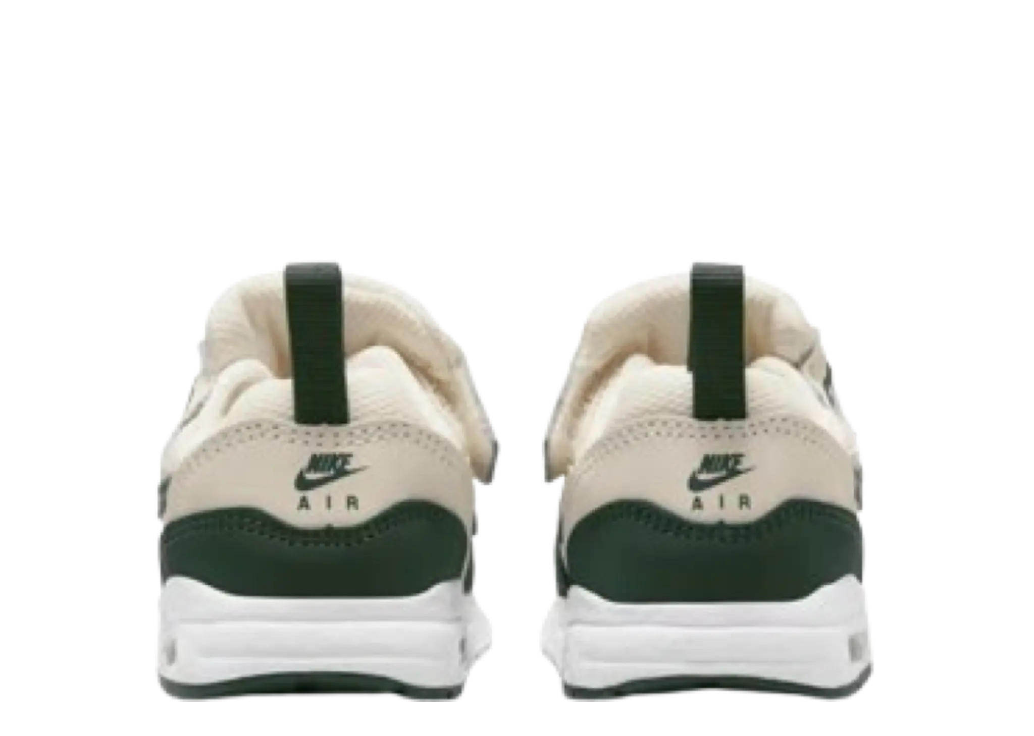 Nike Air Max 1 EasyOn Pale Ivory White Bicoastal Vintage Green (Toddler) - photo 3
