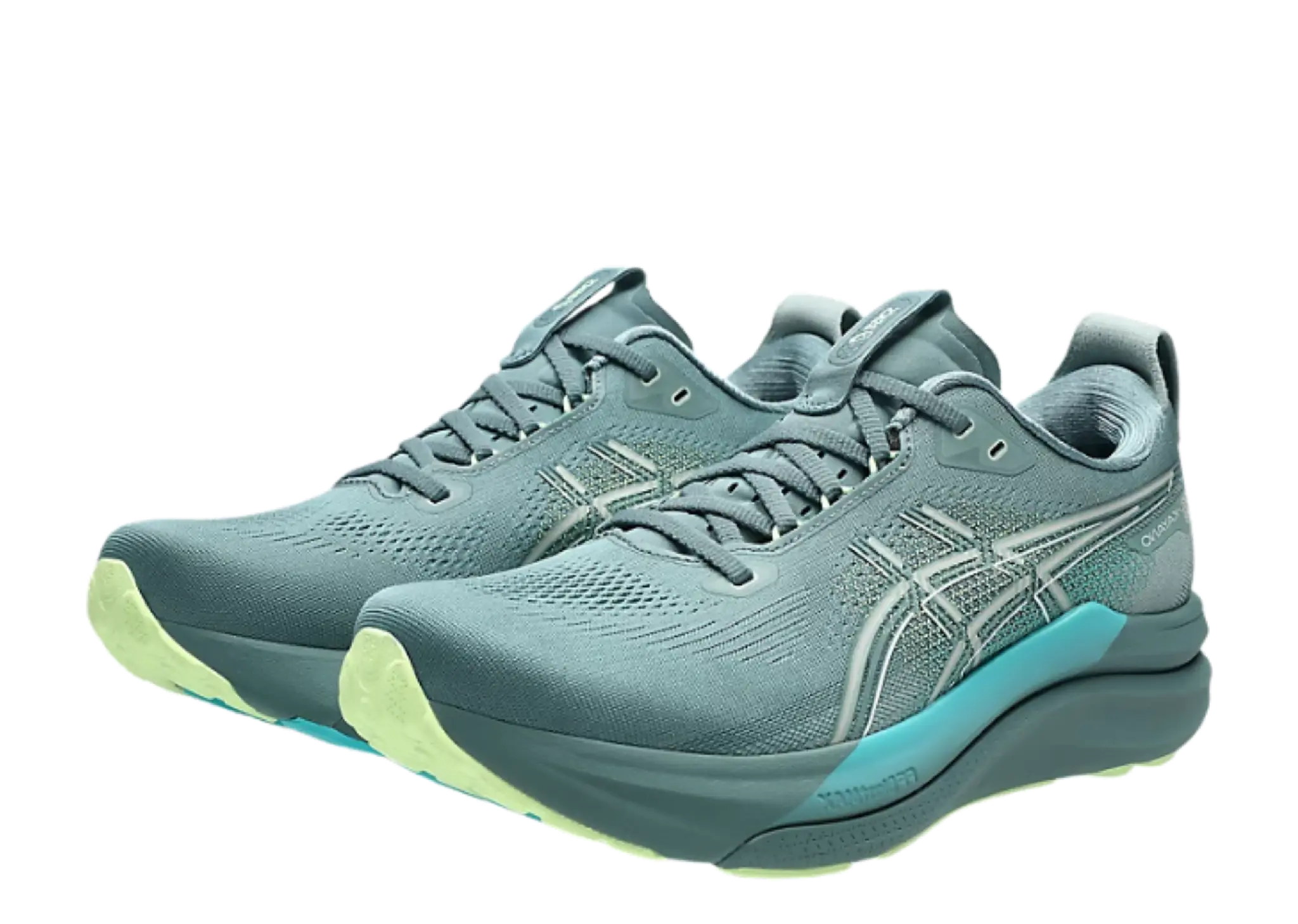 ASICS Gel-Kayano 33 Foggy Teal Illuminate Yellow - photo 2