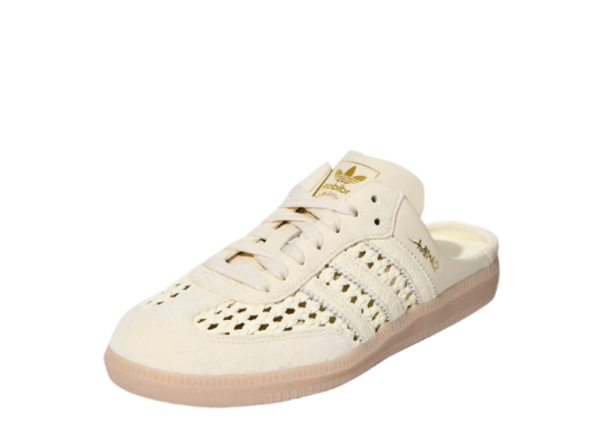 Adidas Samba Mule Woven Basketweave Cream White (Women's) - photo 2