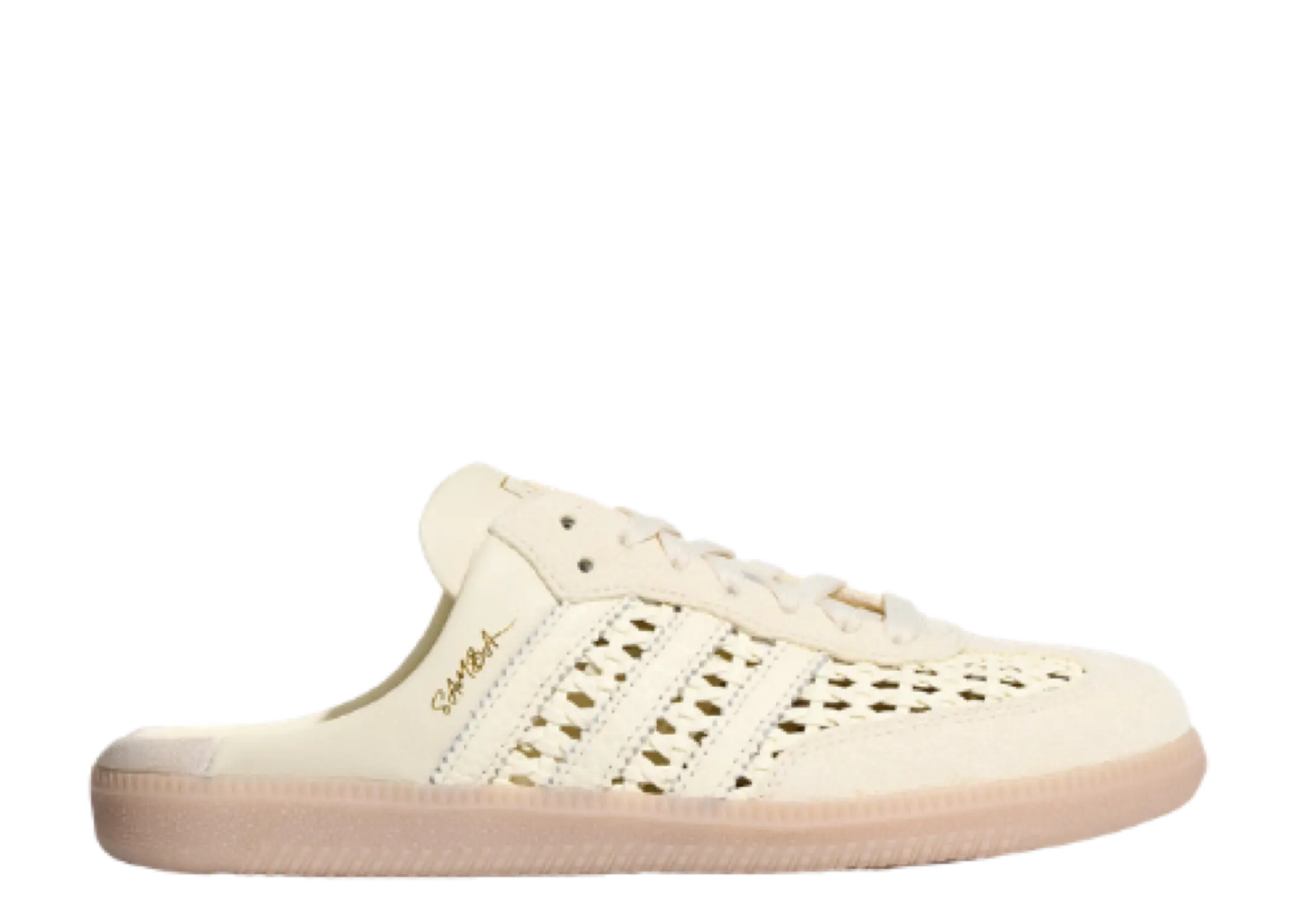 Adidas Samba Mule Woven Basketweave Cream White (Women's)