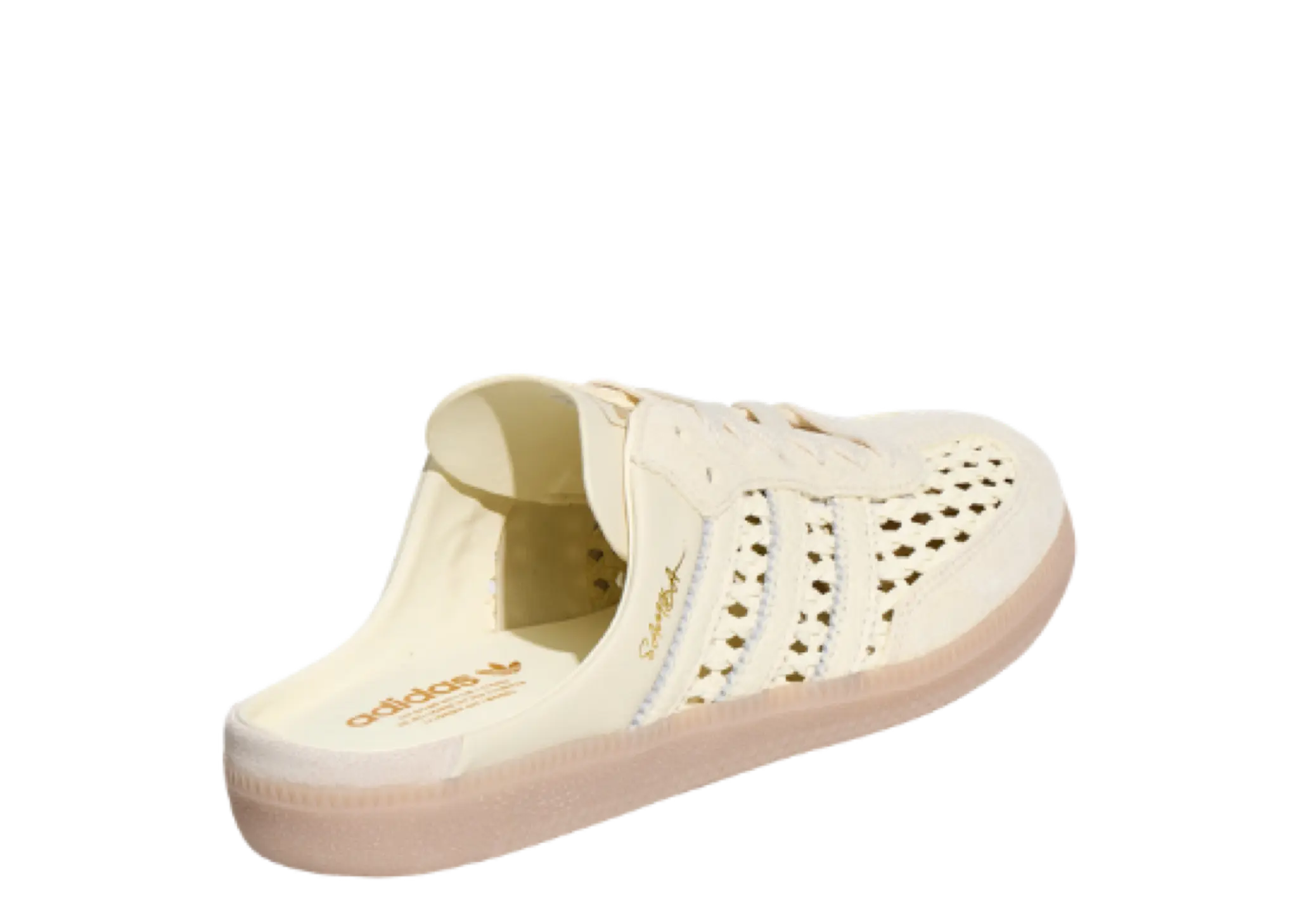 Adidas Samba Mule Woven Basketweave Cream White (Women's) - photo 3