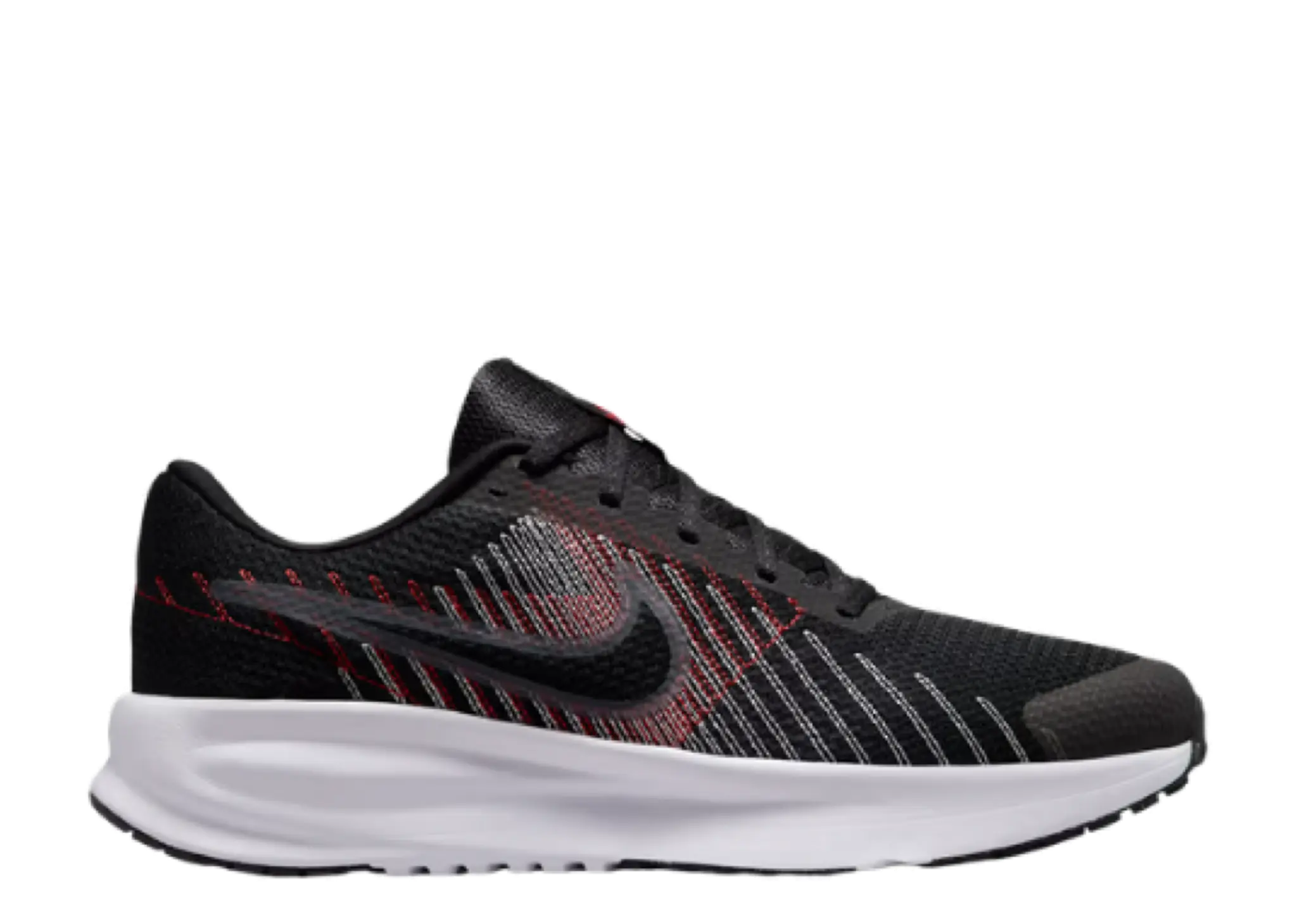 Nike Run Defy Black University Red White Cool Grey