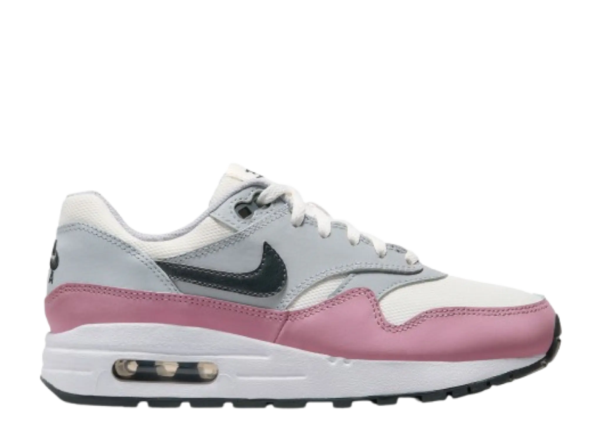 Nike Air Max 1 Summit White Wolf Grey White Dark Smoke Grey (Grade School)