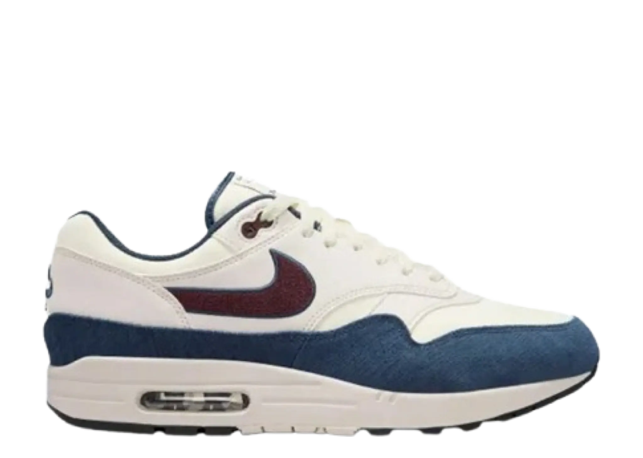 Nike Air Max 1 Coconut Milk Burgundy Crush Navy