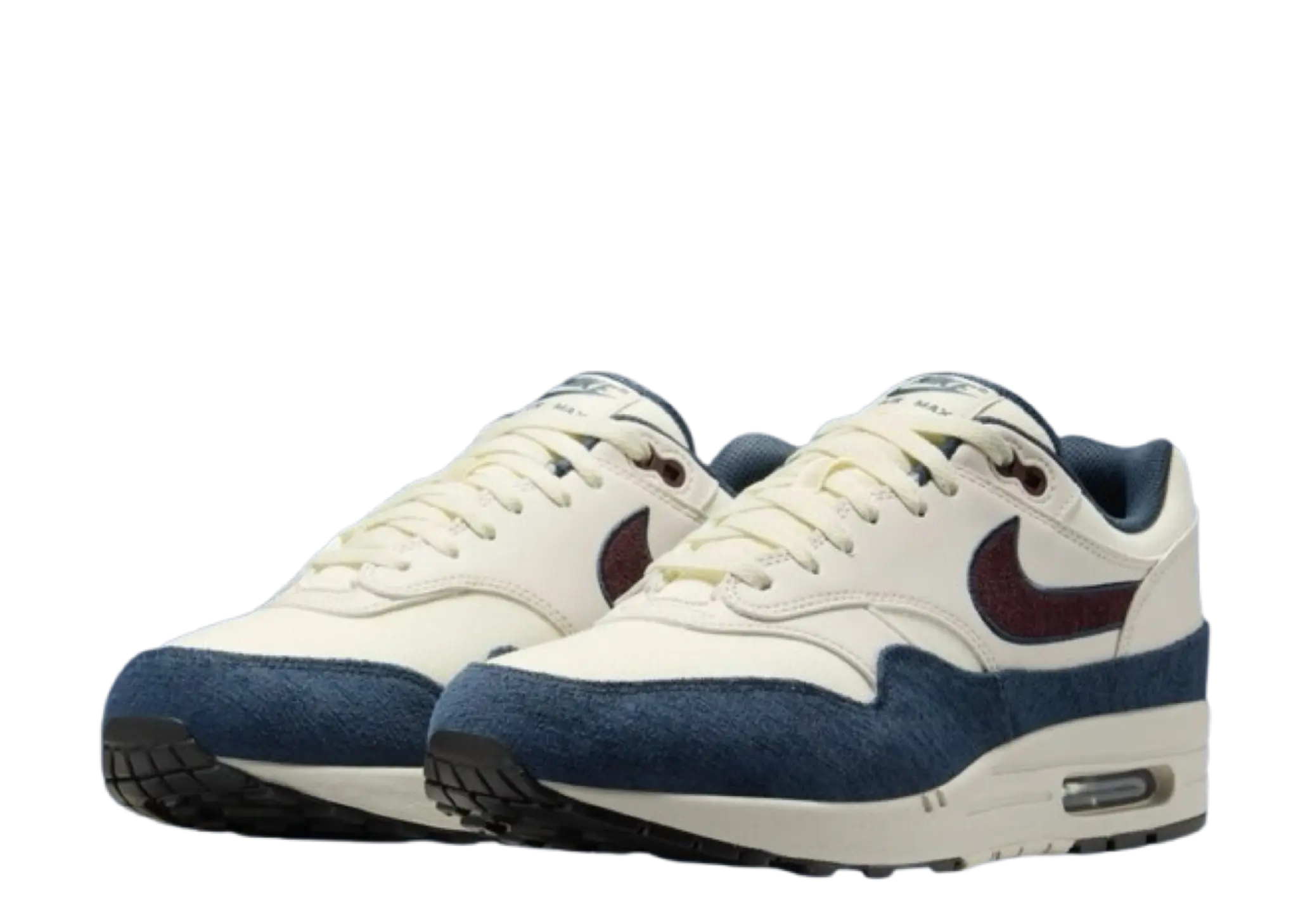 Nike Air Max 1 Coconut Milk Burgundy Crush Navy - photo 2