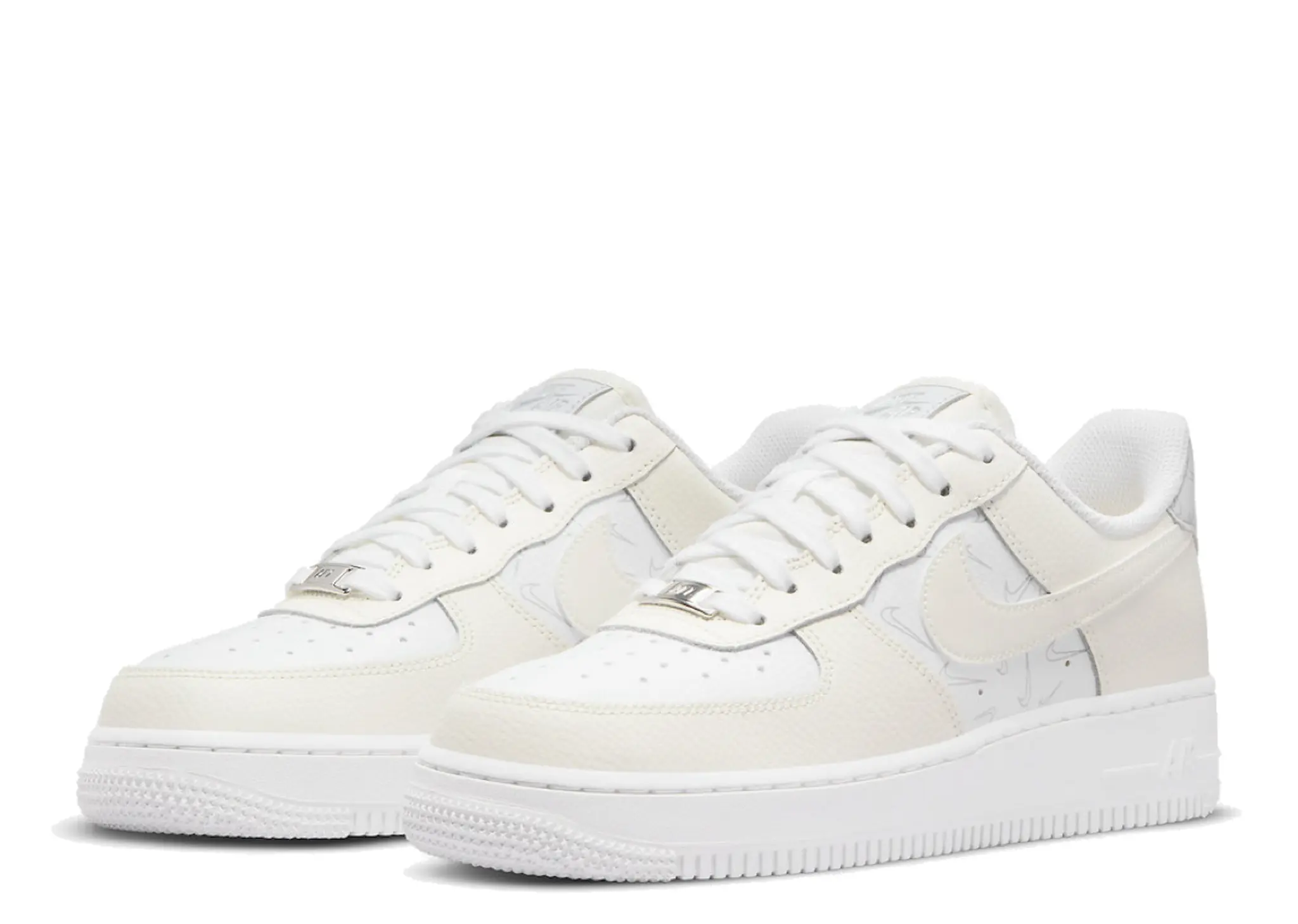 Nike Air Force 1 Low Mini Checks White Sail - photo 2