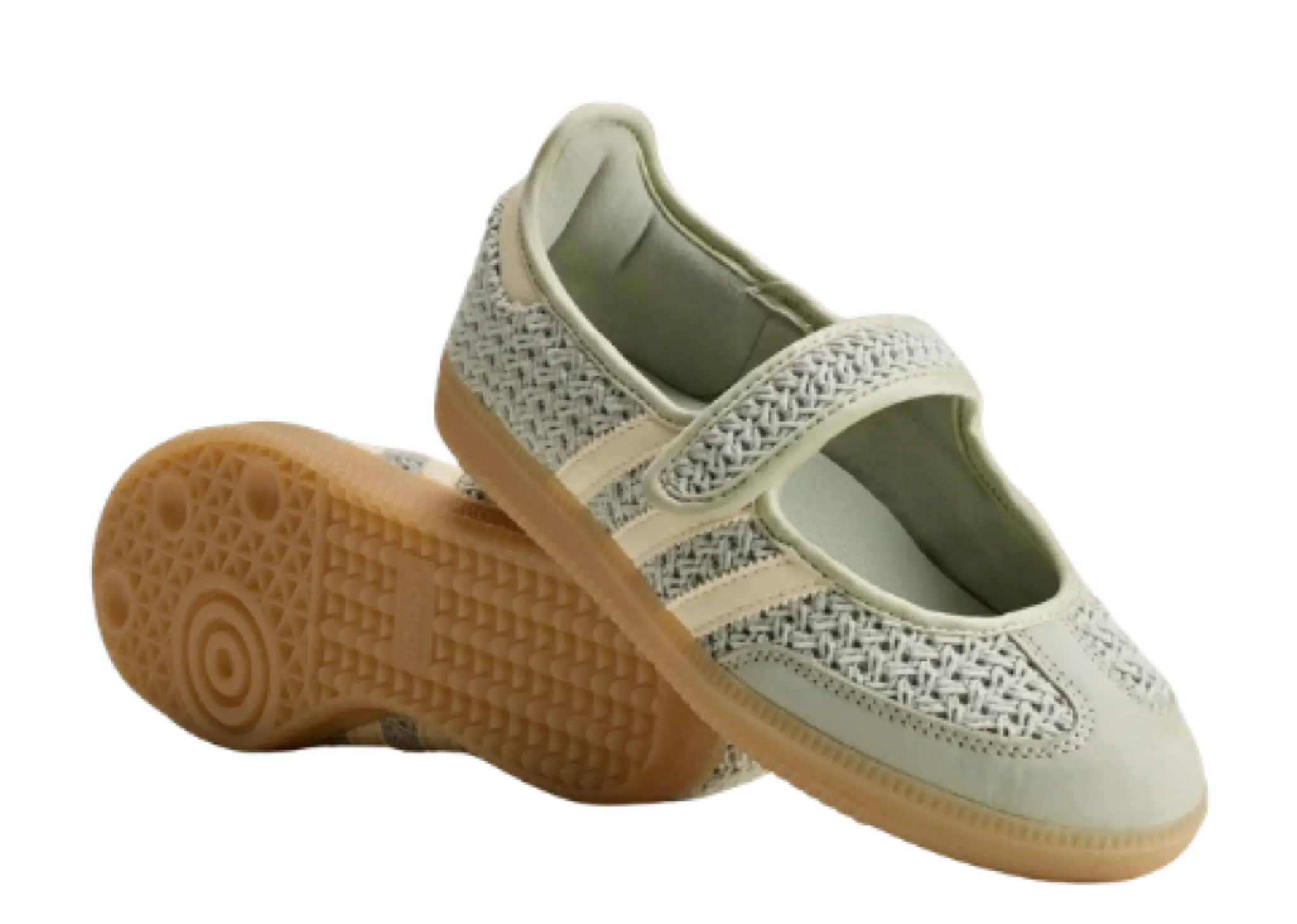 Adidas Samba Jane Green Warm Vanilla Gold (Women's) - photo 2