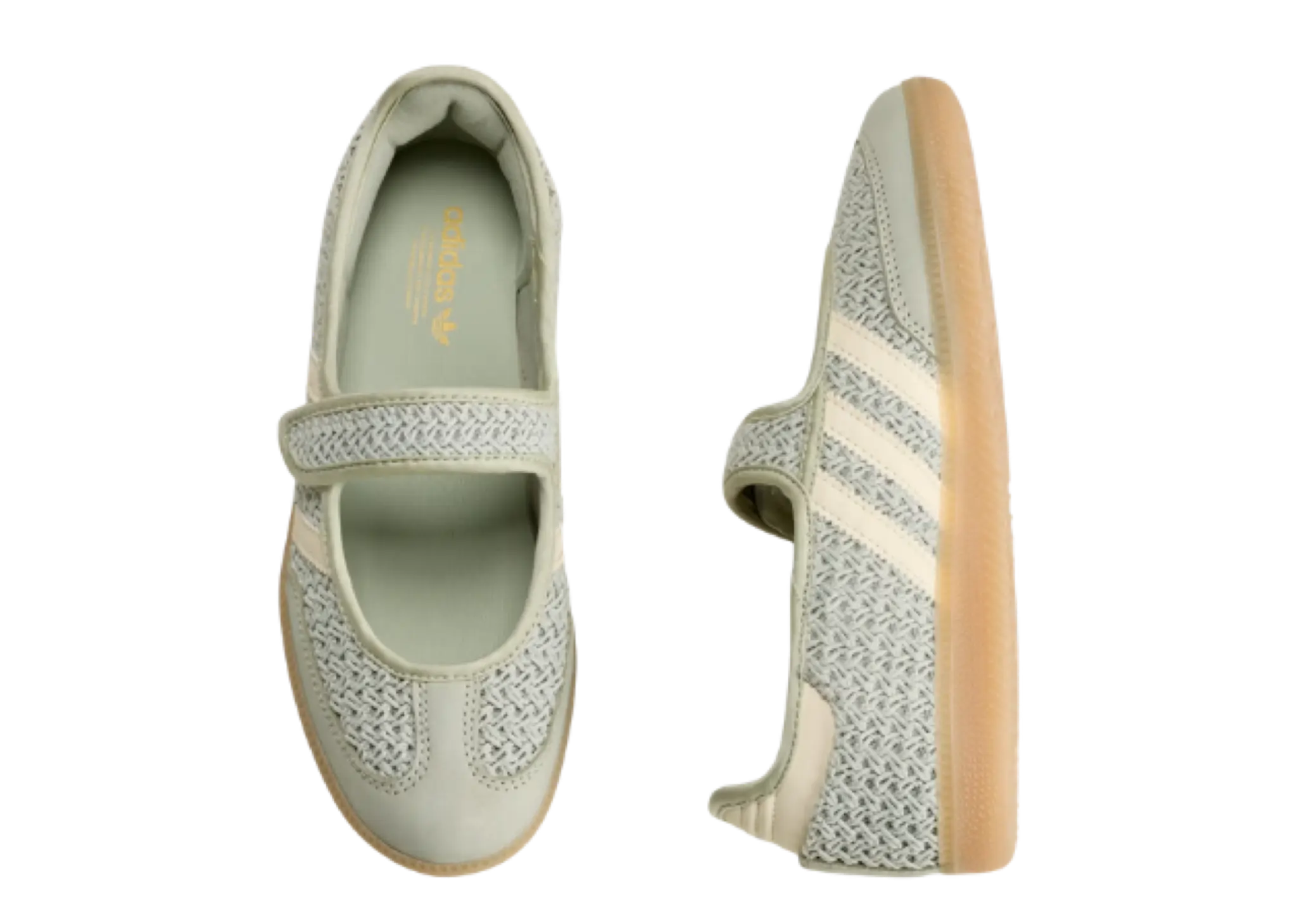 Adidas Samba Jane Green Warm Vanilla Gold (Women's) - photo 3