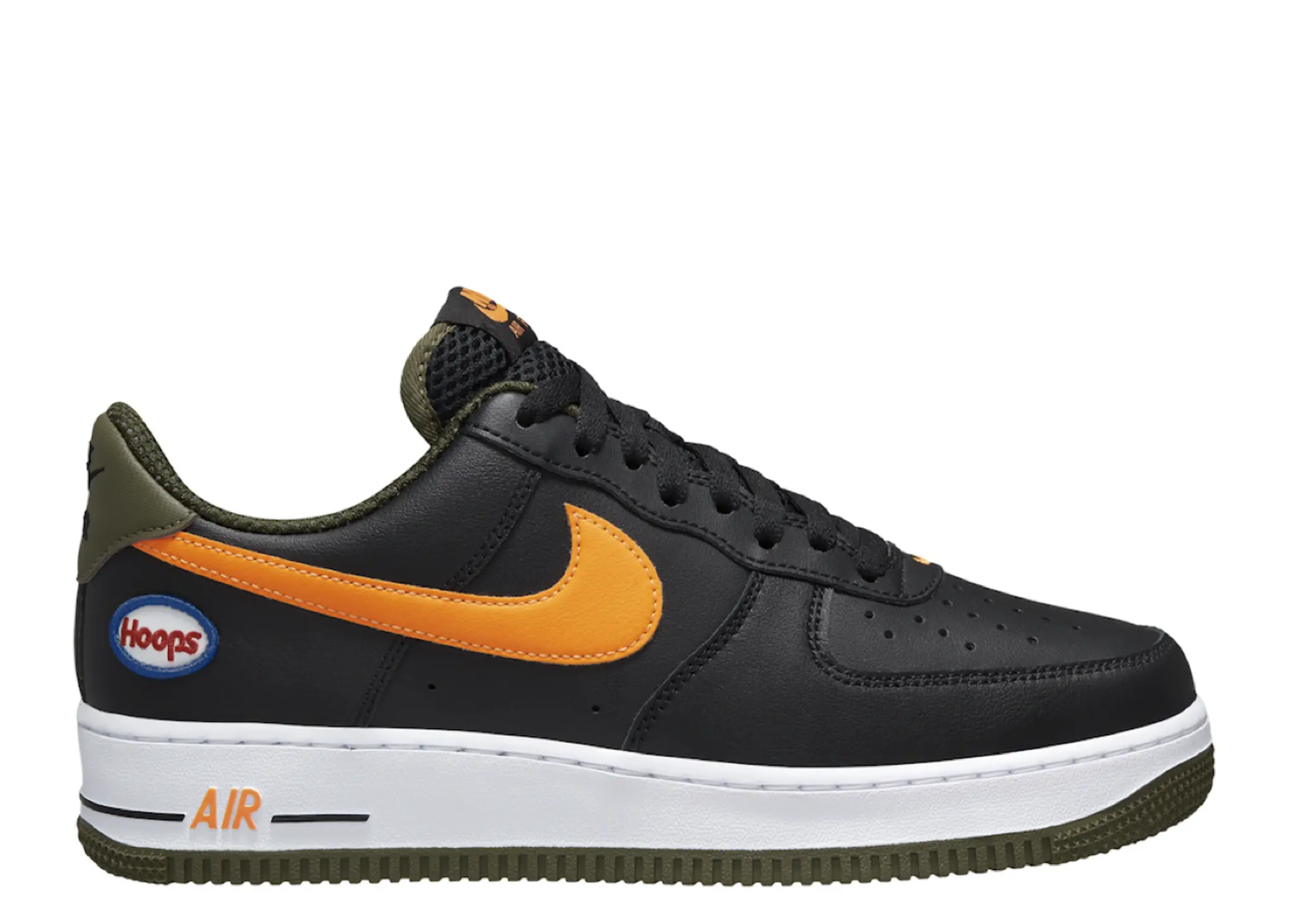 Nike Air Force 1 Low Hoops Black University Gold