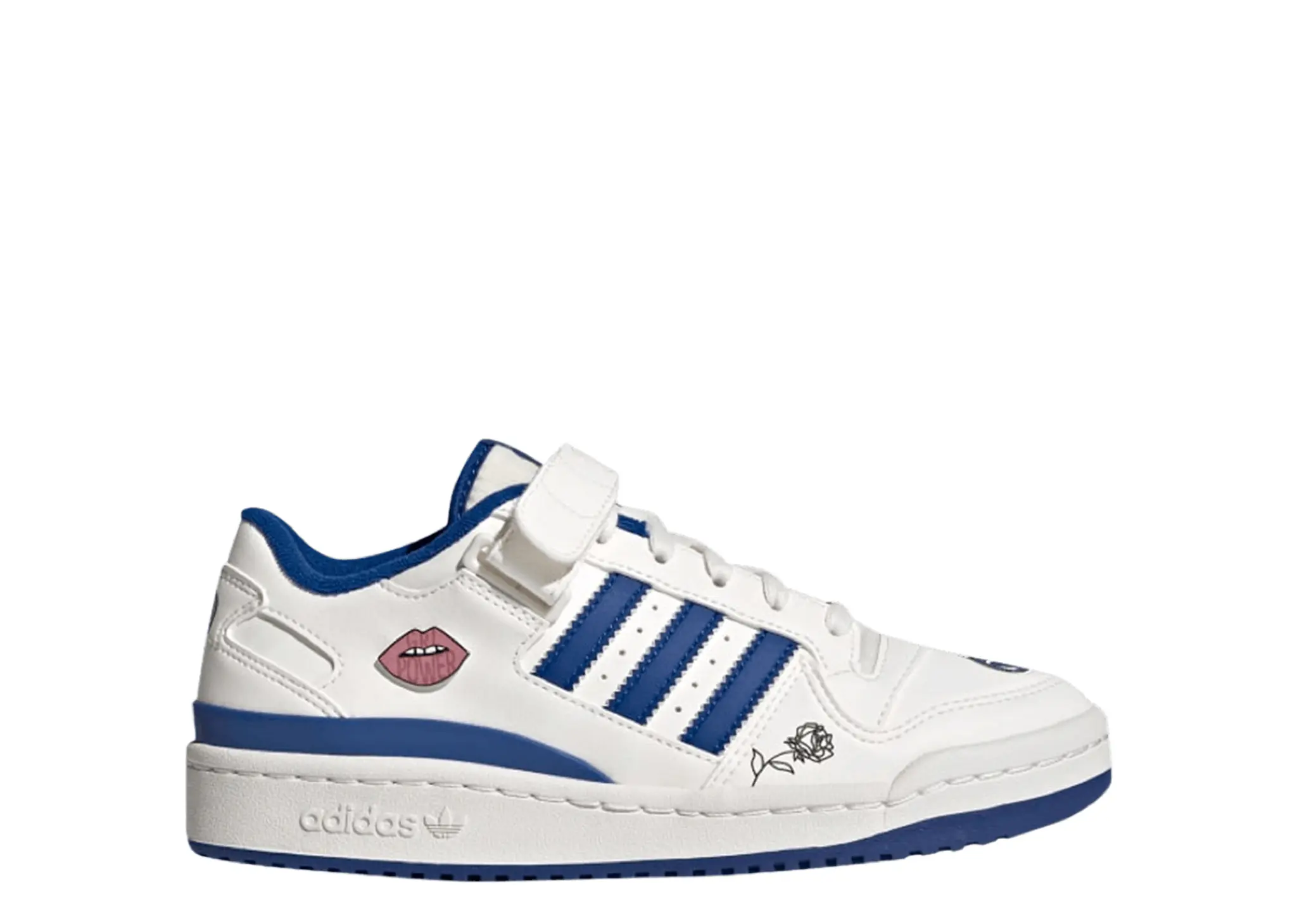 Adidas Forum White Blue Patch J