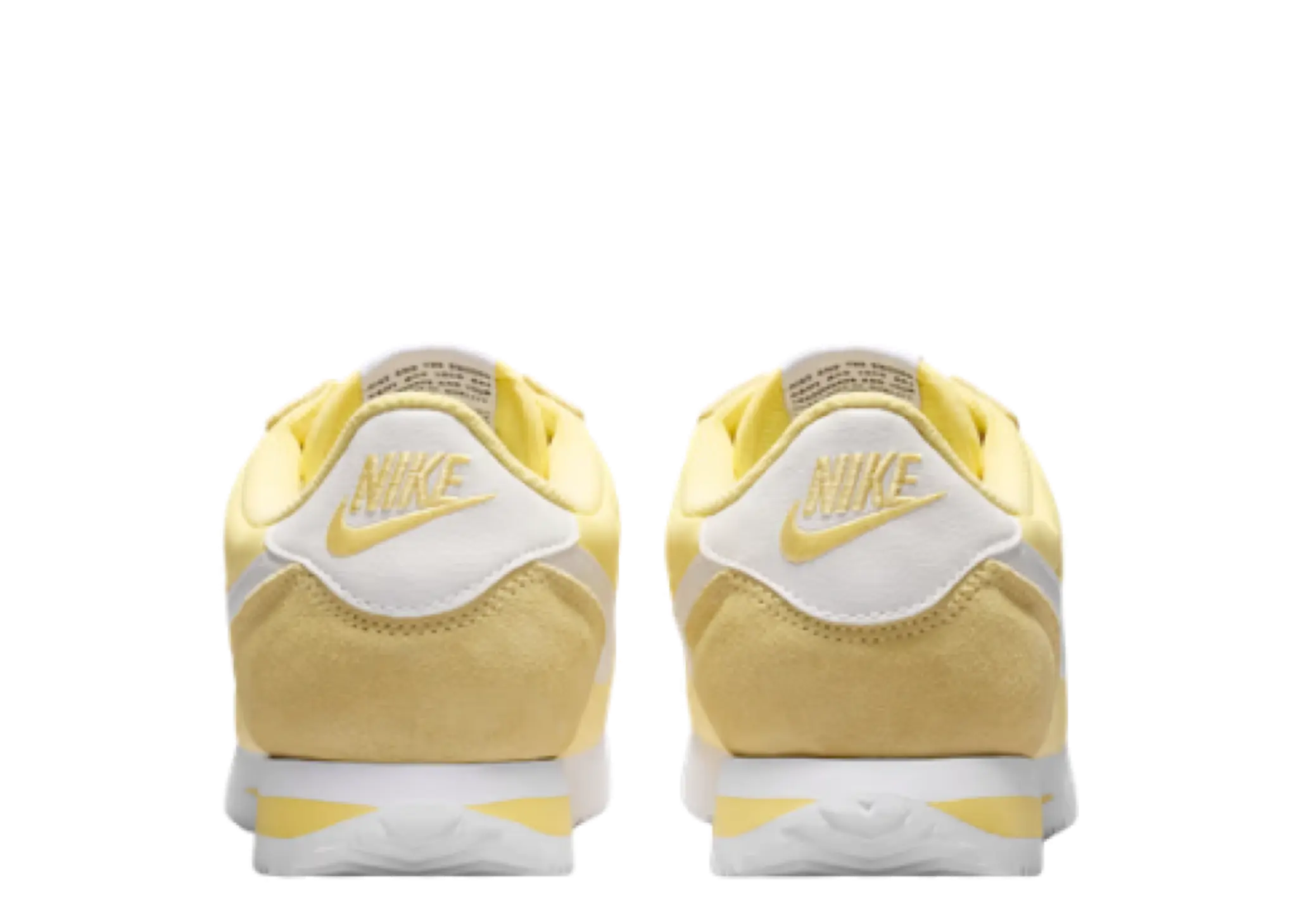Nike Cortez Textile Soft Yellow White (Women's) - photo 3