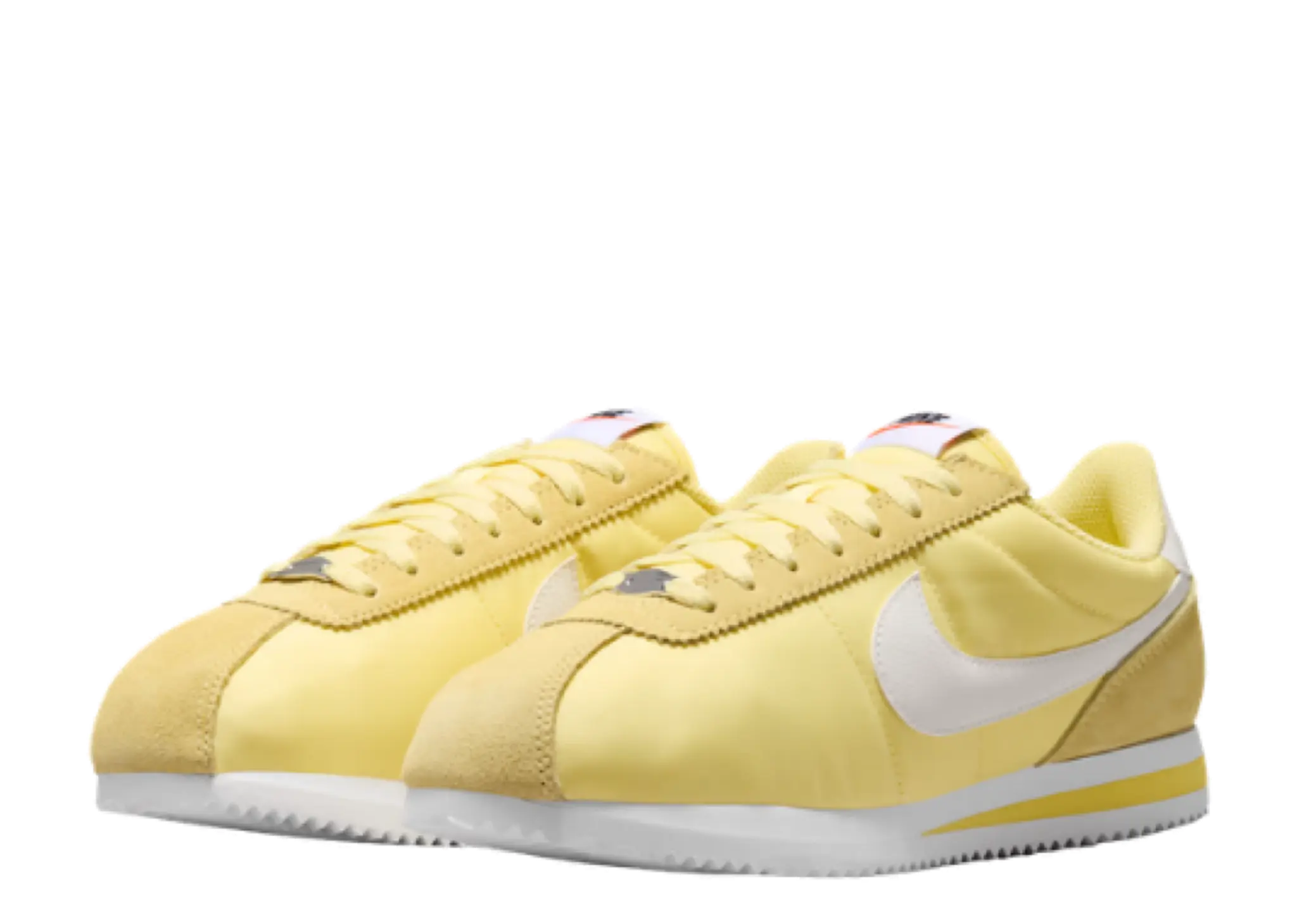 Nike Cortez Textile Soft Yellow White (Women's) - photo 2