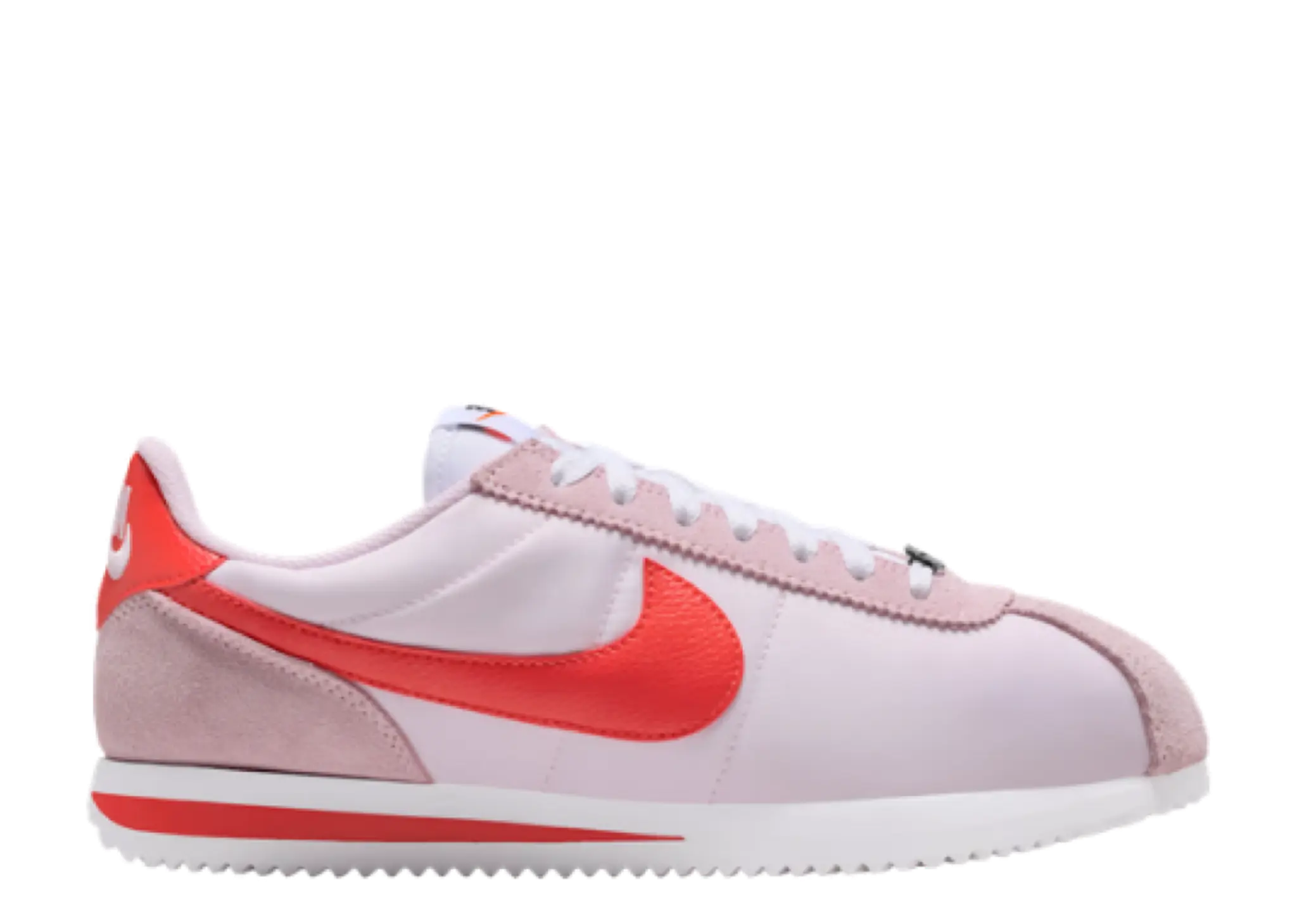 Nike Cortez Textile Pink Foam White Safety Orange (Women's)