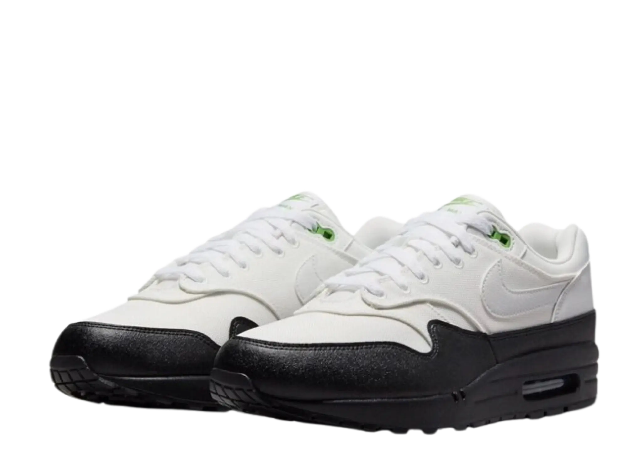 Nike Air Max 1 White Black Chlorophyll - photo 2