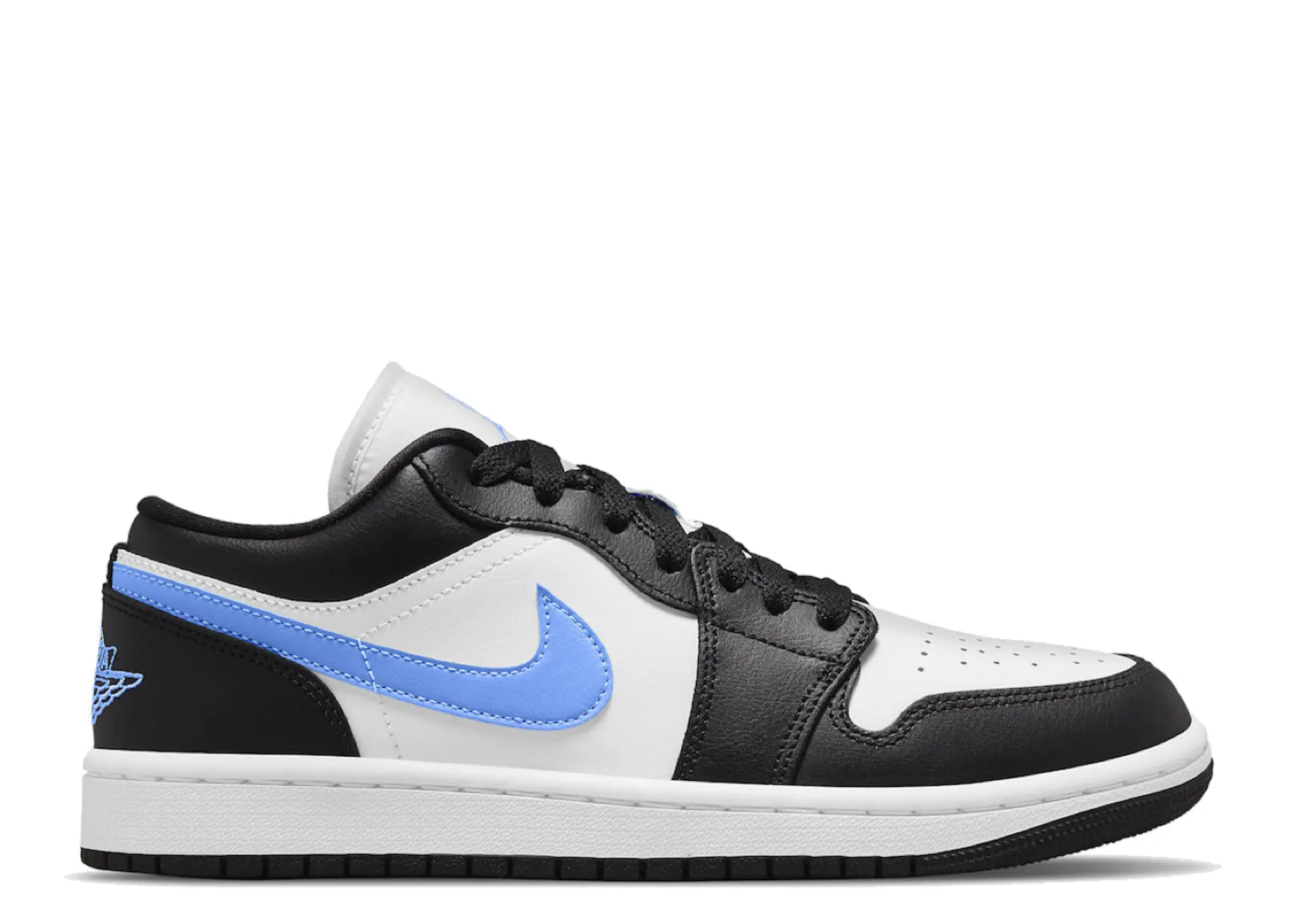 Air Jordan 1 Low Black University Blue White (Women's)