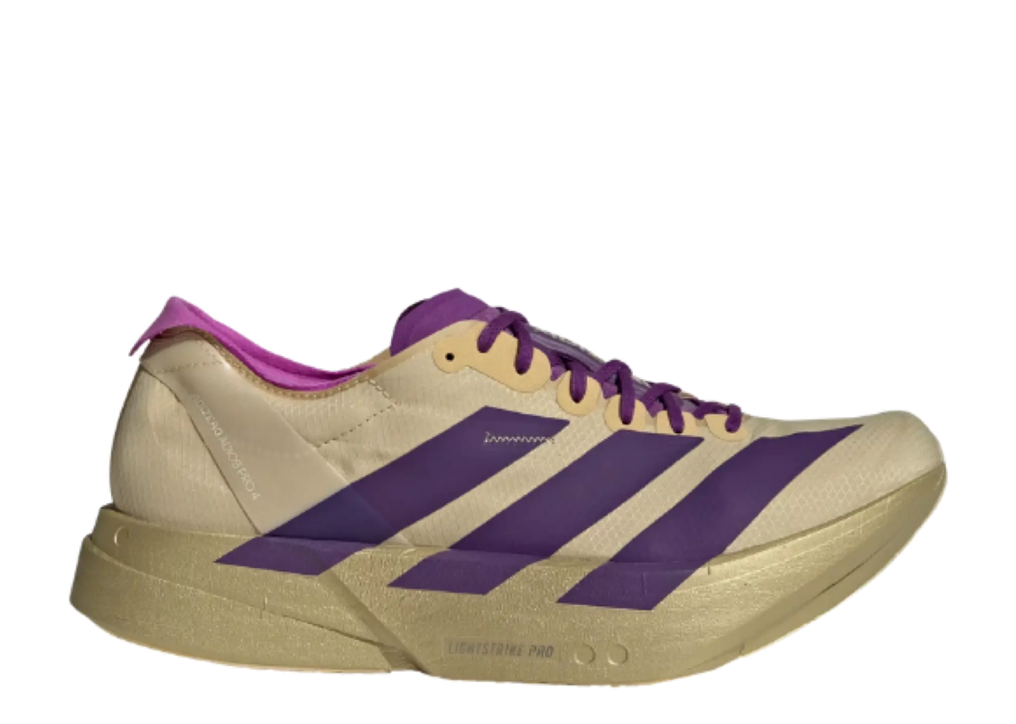 Adidas Adizero Adios Pro 4 Sand Rich Purple Gold Metallic