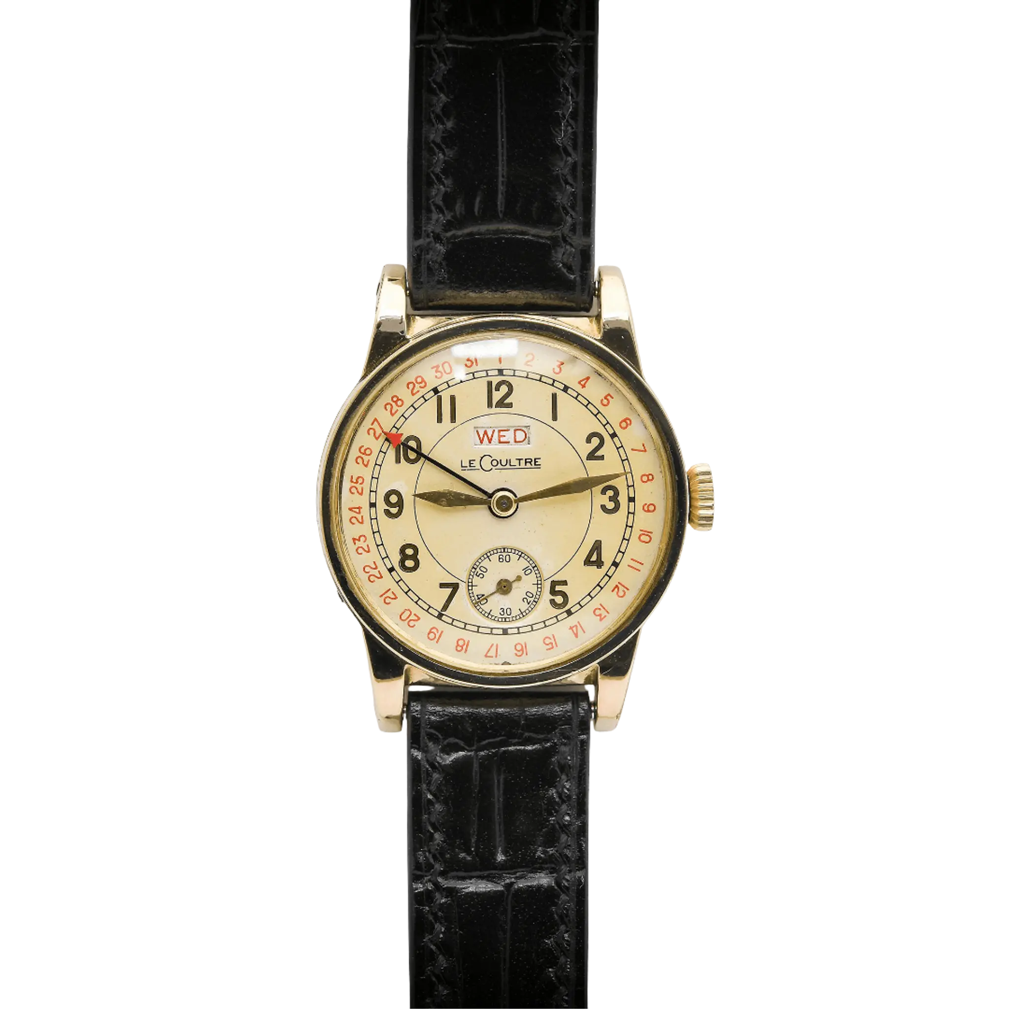 LeCoultre (Jaeger-LeCoultre) Duo Date 30mm 10k Gold Filled Ref: 2701
