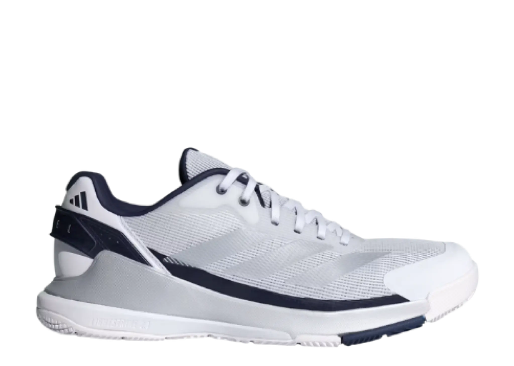 Adidas Crazyquick Boost Padel White Silver Metallic Dark Blue