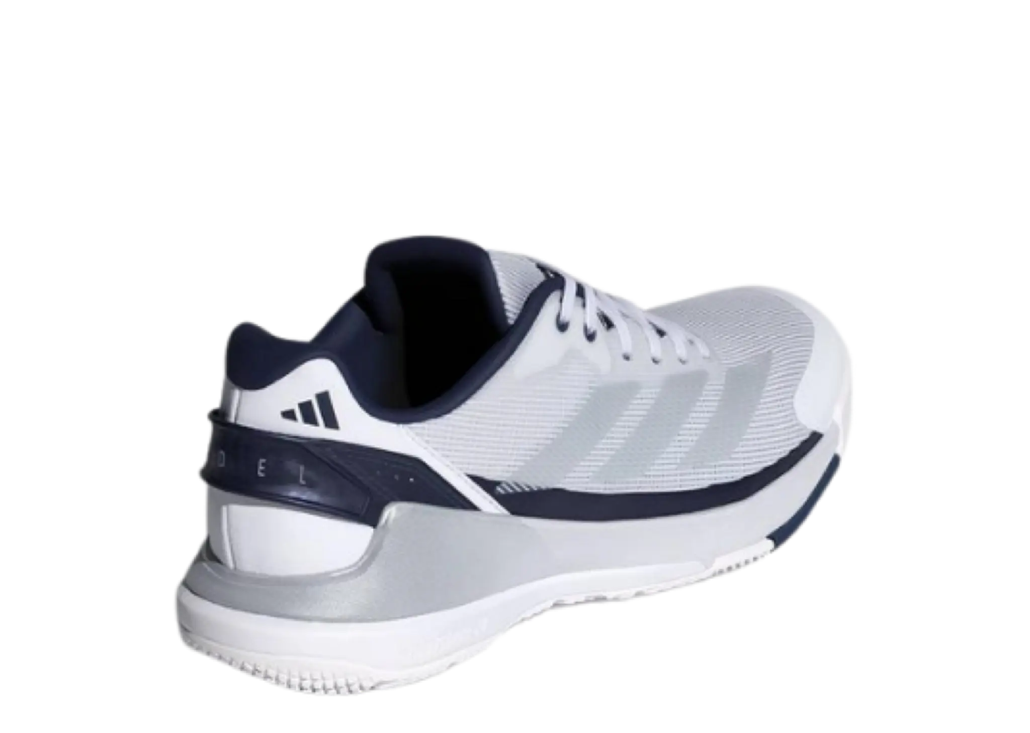 Adidas Crazyquick Boost Padel White Silver Metallic Dark Blue - photo 3