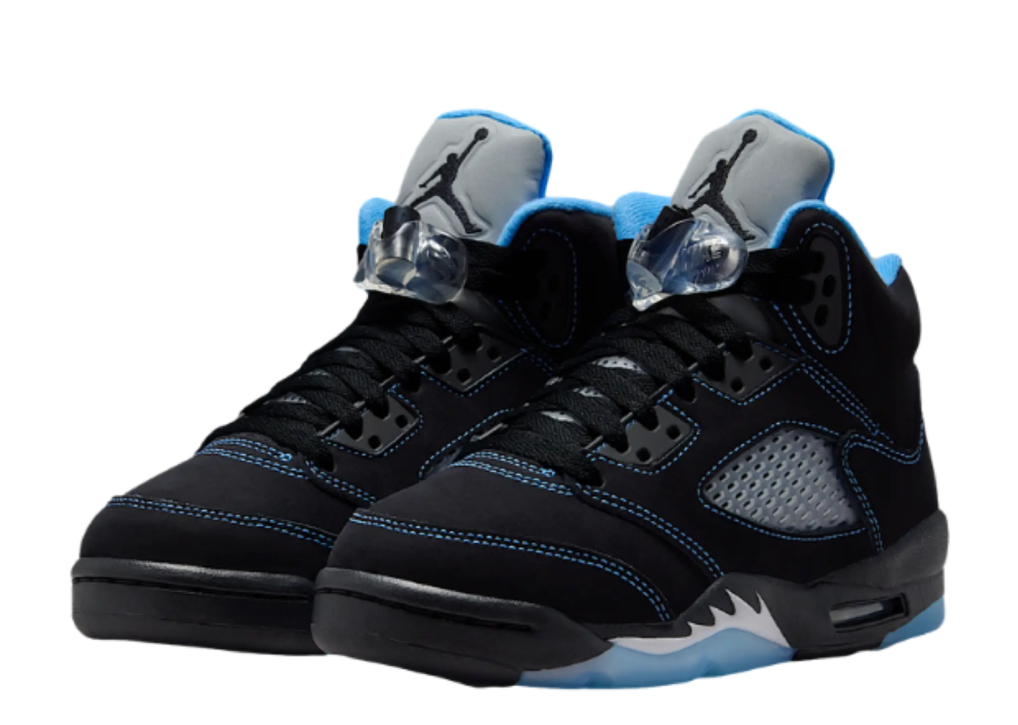 Air Jordan 5 Retro Black University Blue (2026) (Grade School) - photo 2