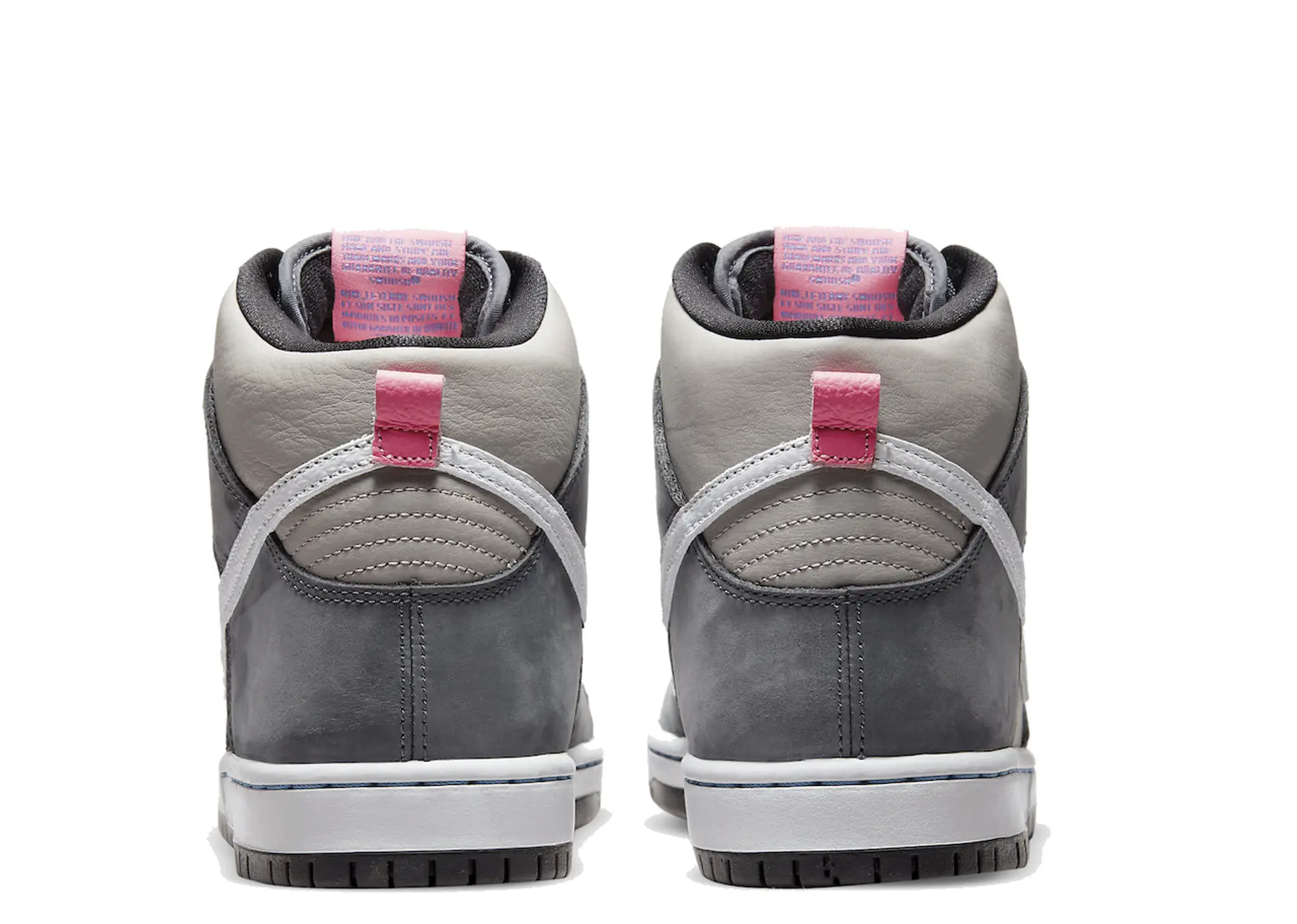 Nike SB Dunk High Medium Grey Pink - photo 3