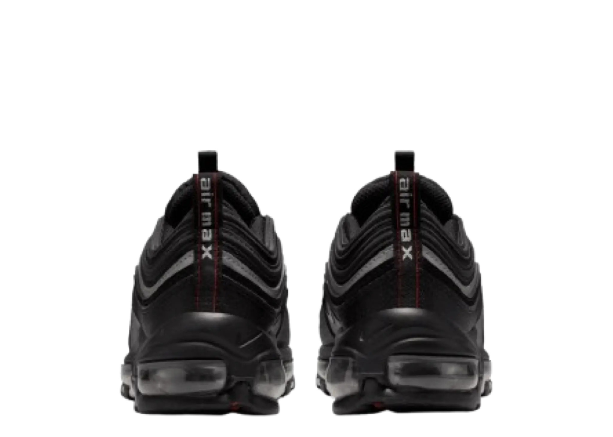 Nike Air Max 97 Black Silver Red (Grade School) - photo 3