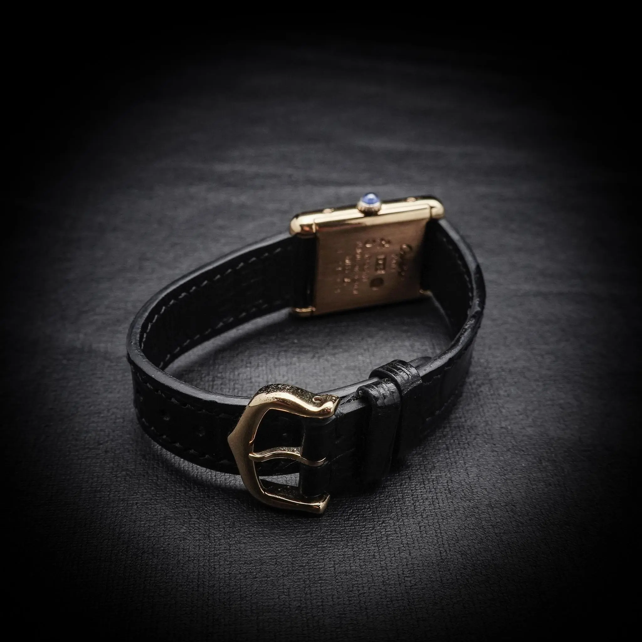 Cartier Tank Must Vermeil Black Dial Manual Winding - photo 5