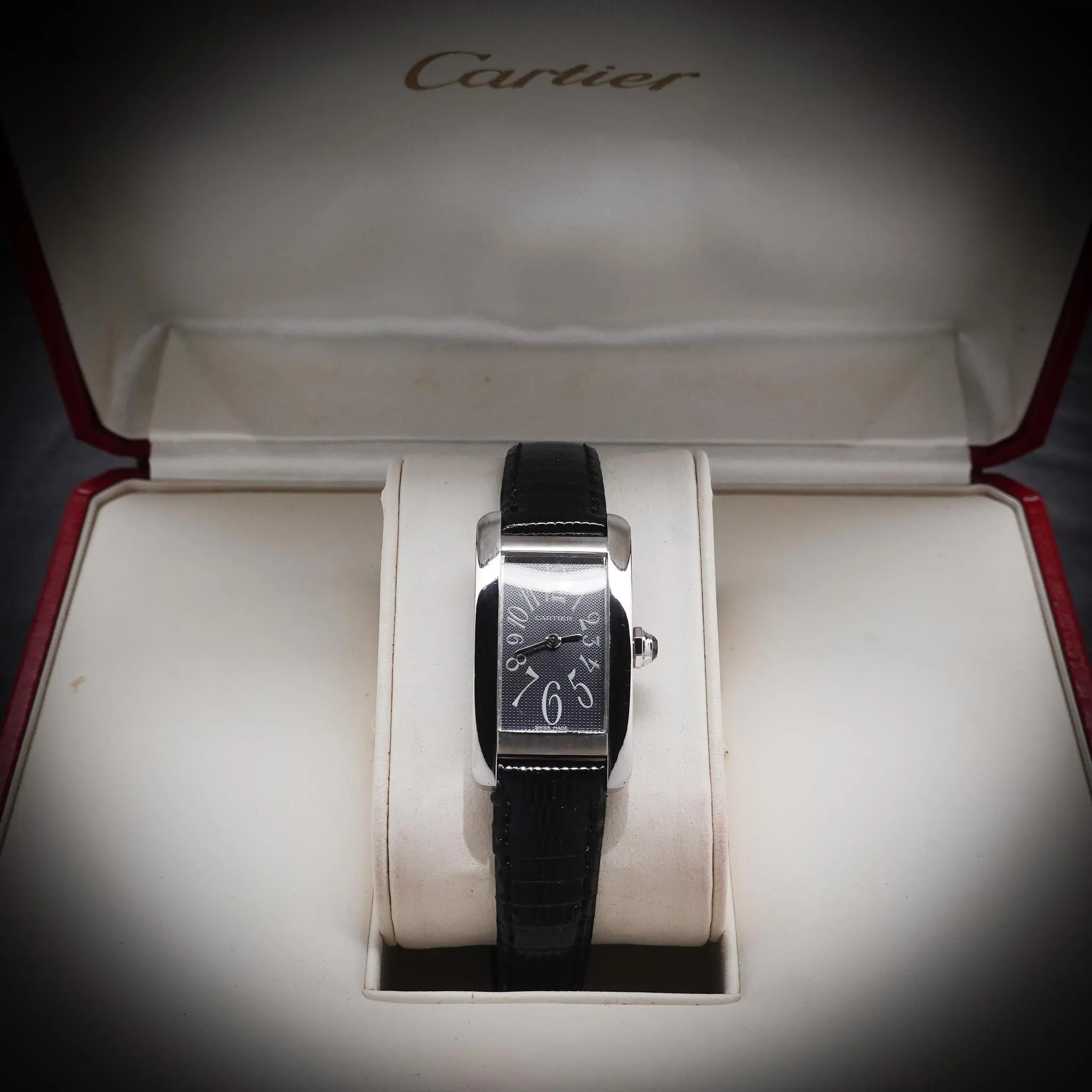 Cartier Tank Americaine Small 18K White Gold Ref: W2605129 - photo 6