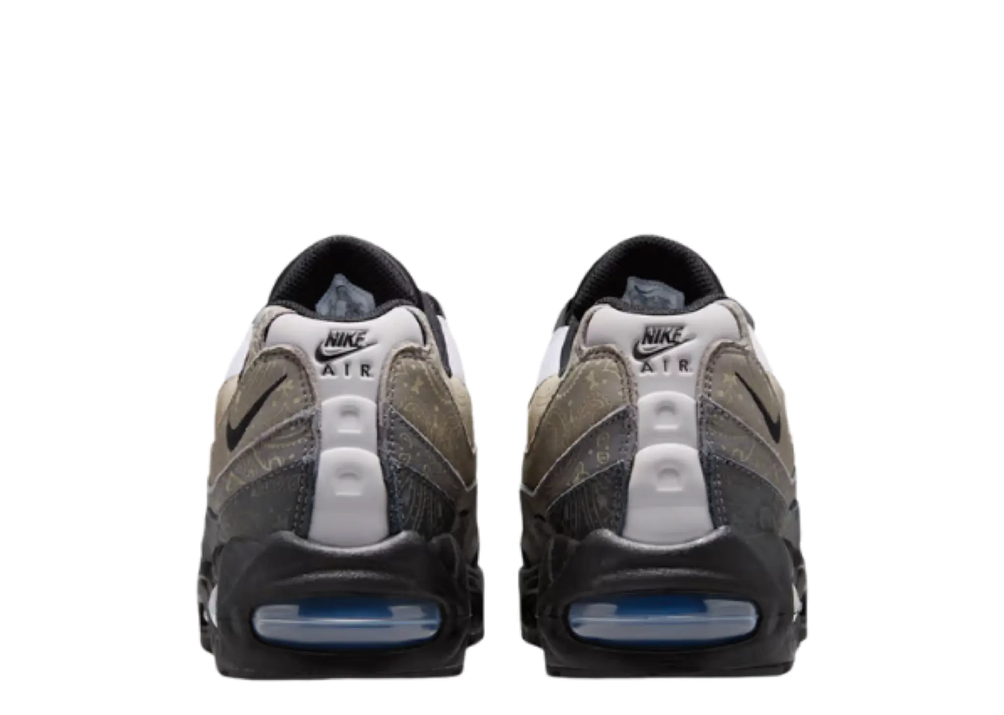 Nike Air Max 95 Big Bubble Leather White Light Graphite - photo 3