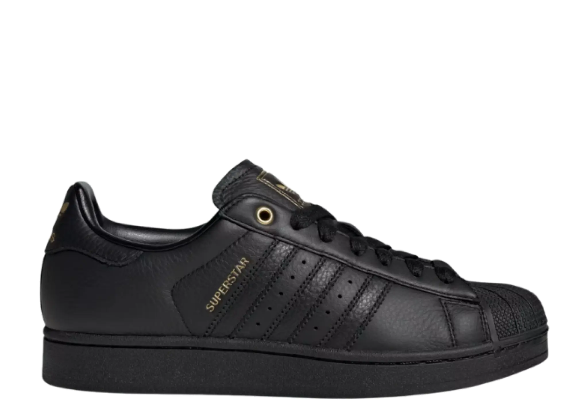 Adidas Superstar II Black Gold Metallic
