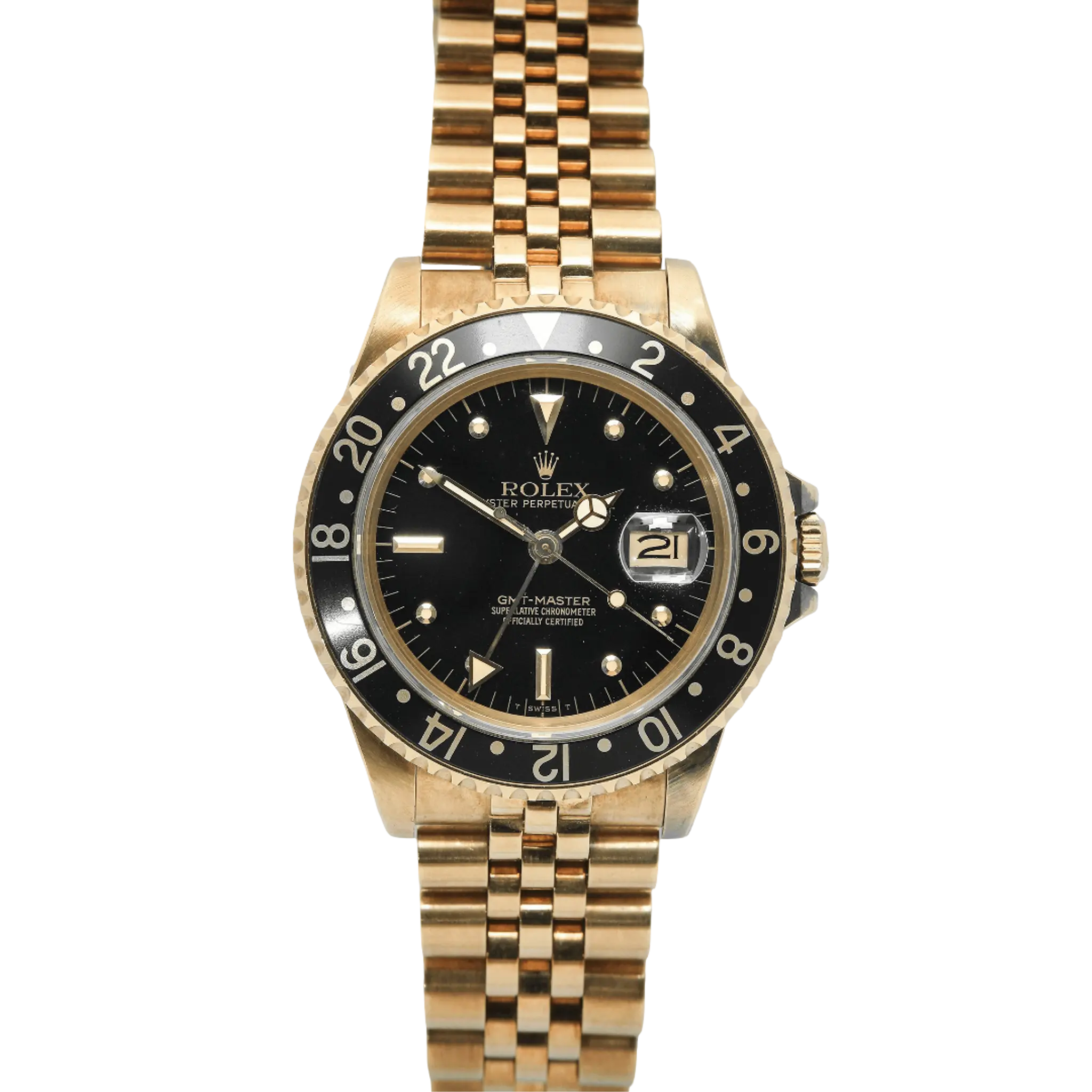 Rolex GMT-Master 18k Yellow Gold Ref: 16758
