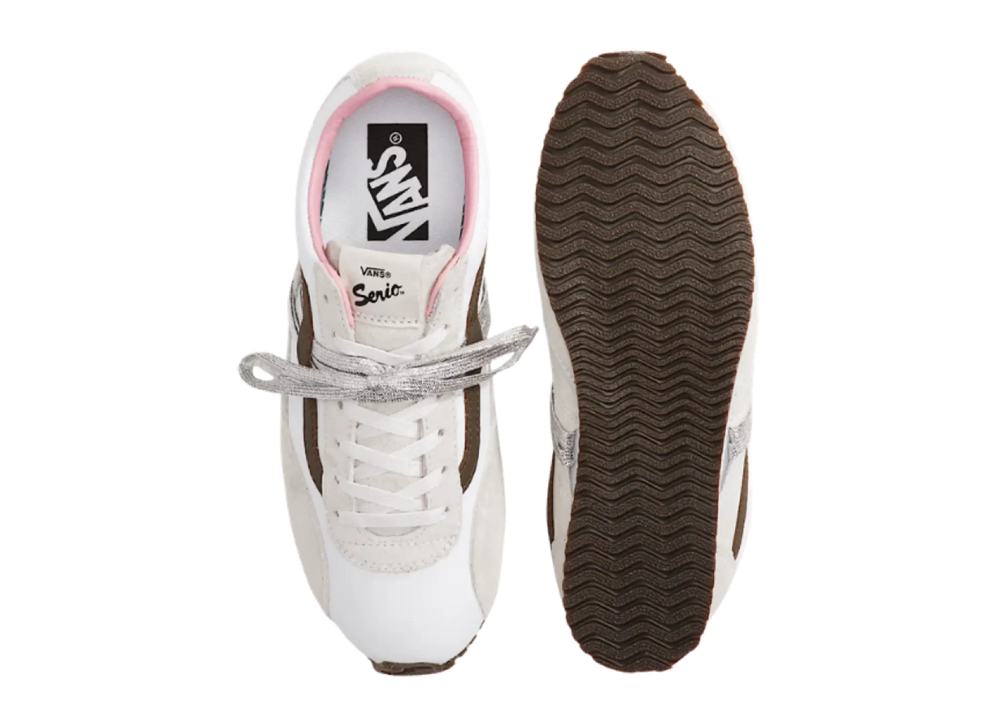 Vans Premium Super Lowpro Trainer White Olive Green - photo 4