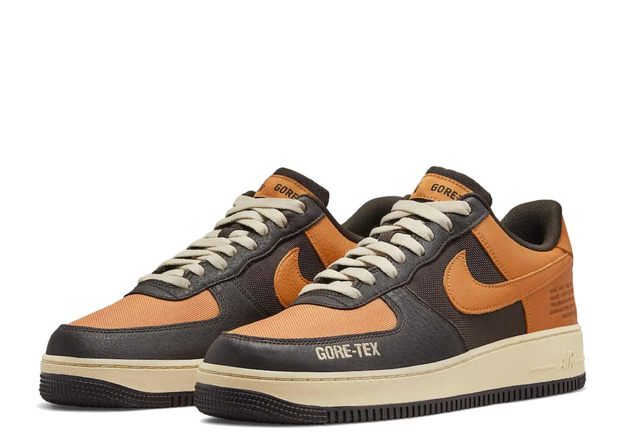 Nike Air Force 1 Low Gore-Tex Brown Orange - photo 2
