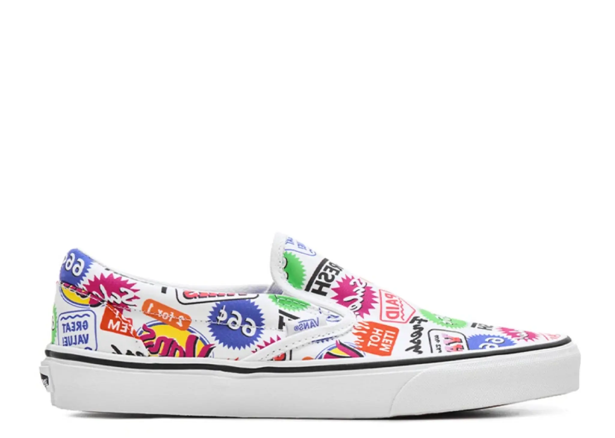 Vans Classic Slip-On Retro Mart True White