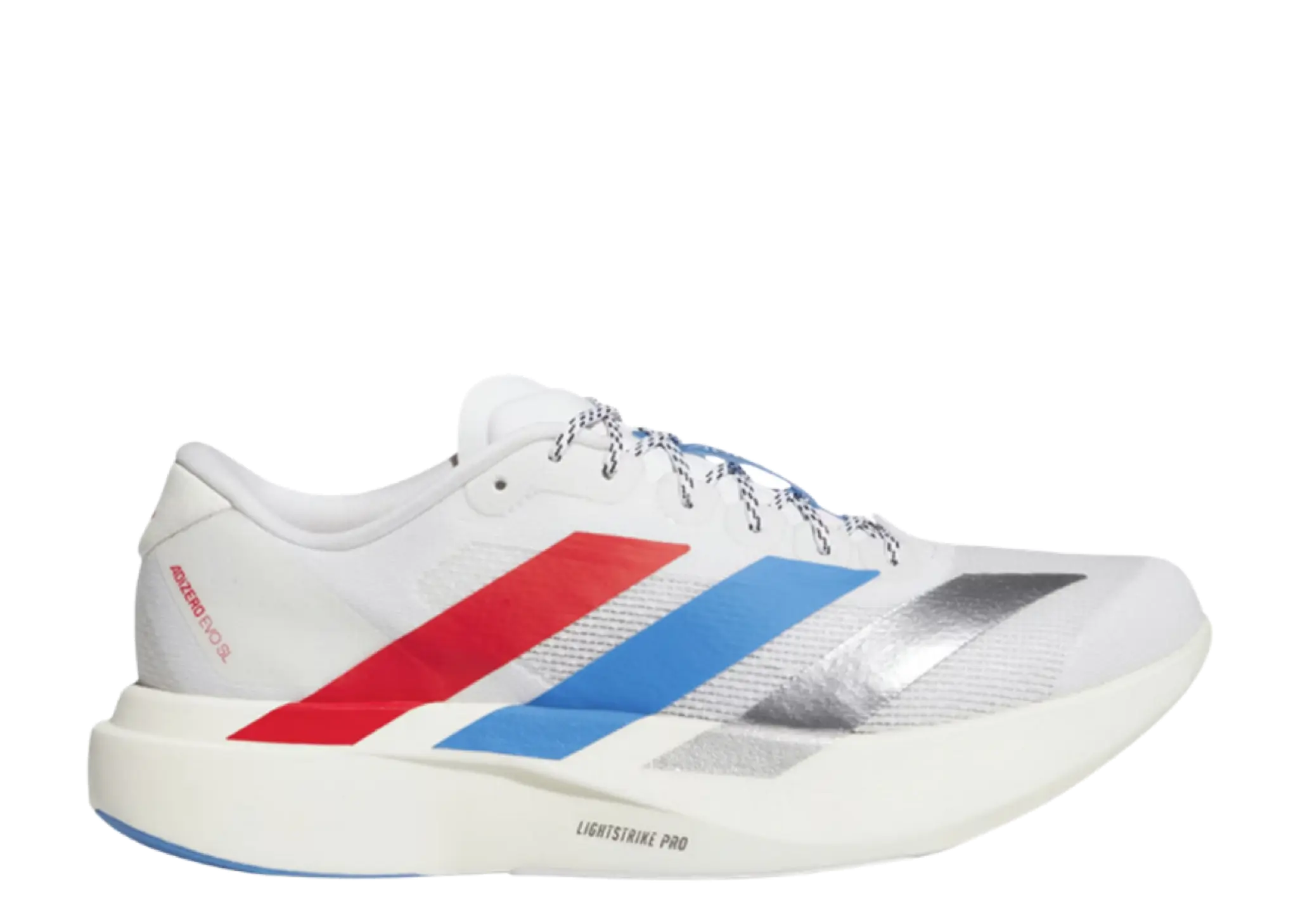 Adidas Adizero Evo SL White Pure Ruby Bright Royal