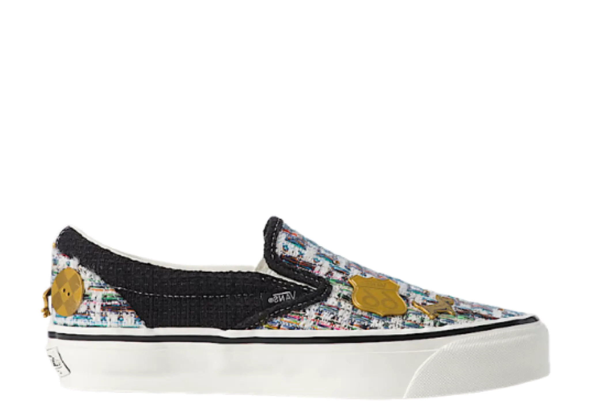 Vans Classic Slip-On 98 LX Cardigan Black White