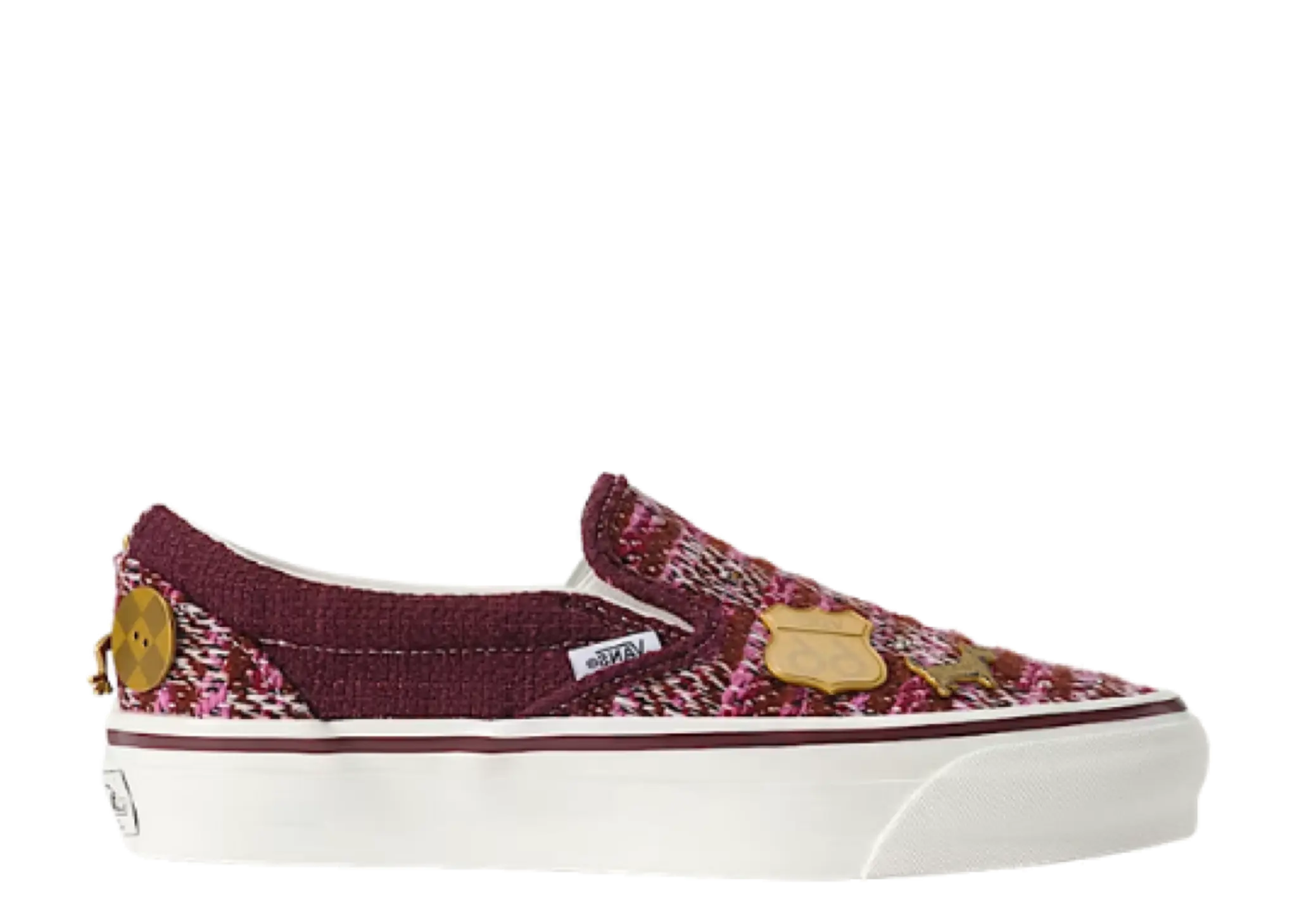 Vans Classic Slip-On 98 LX Cardigan Brown Pink