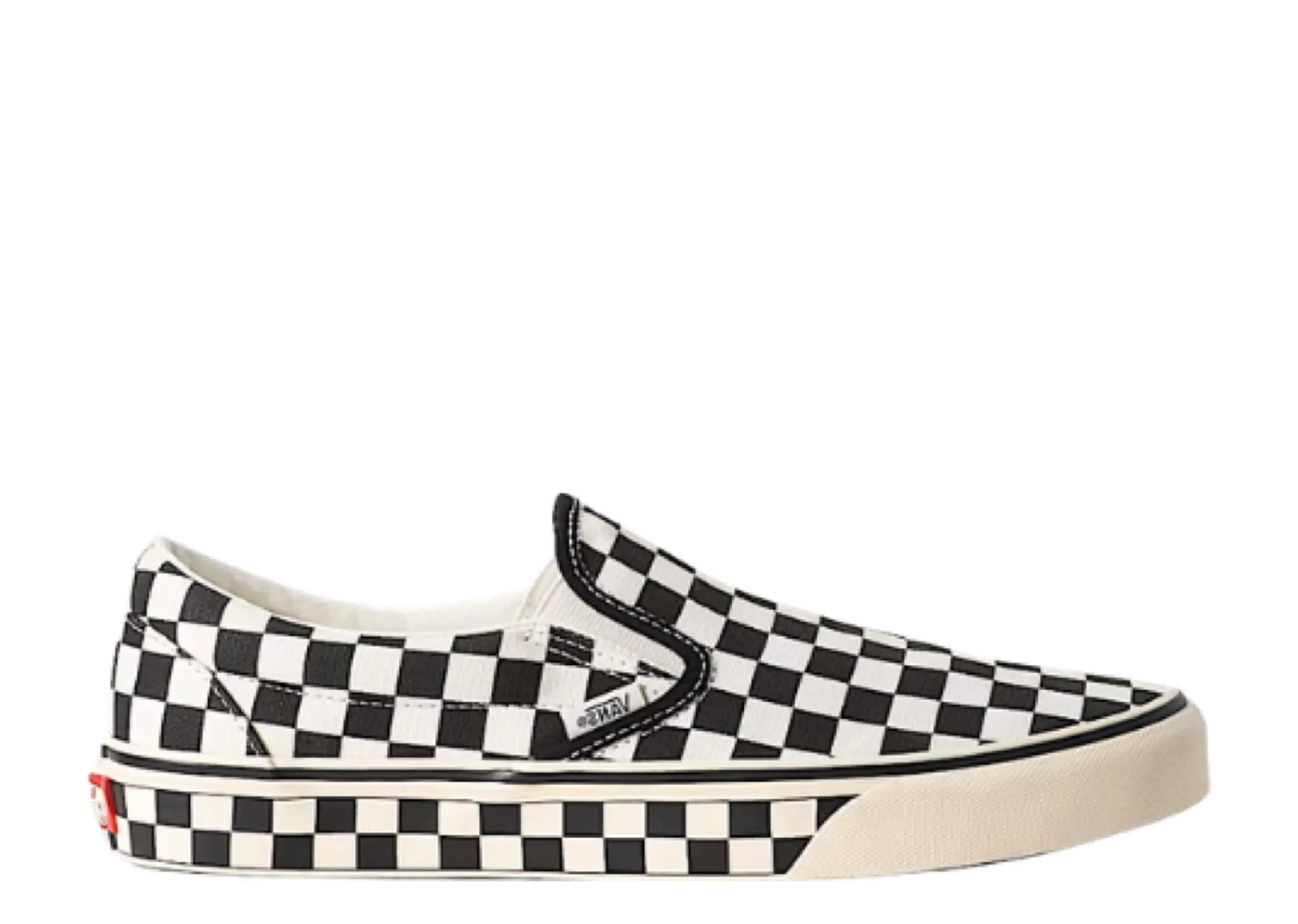 Vans Classic Slip-On Checkerboard Black Marshmallow White