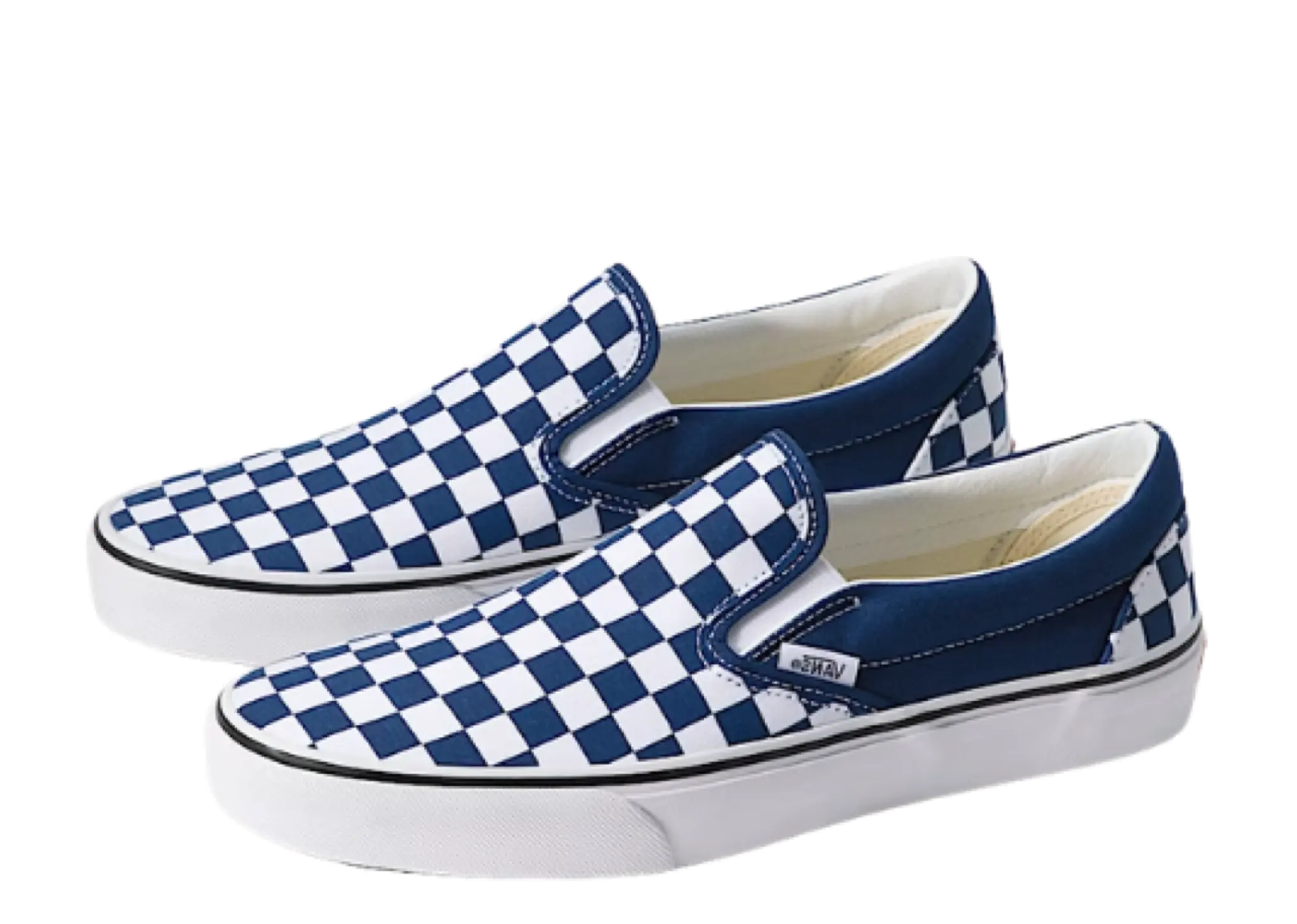 Vans Classic Slip-On Checkerboard Deep Indigo Blue - photo 2