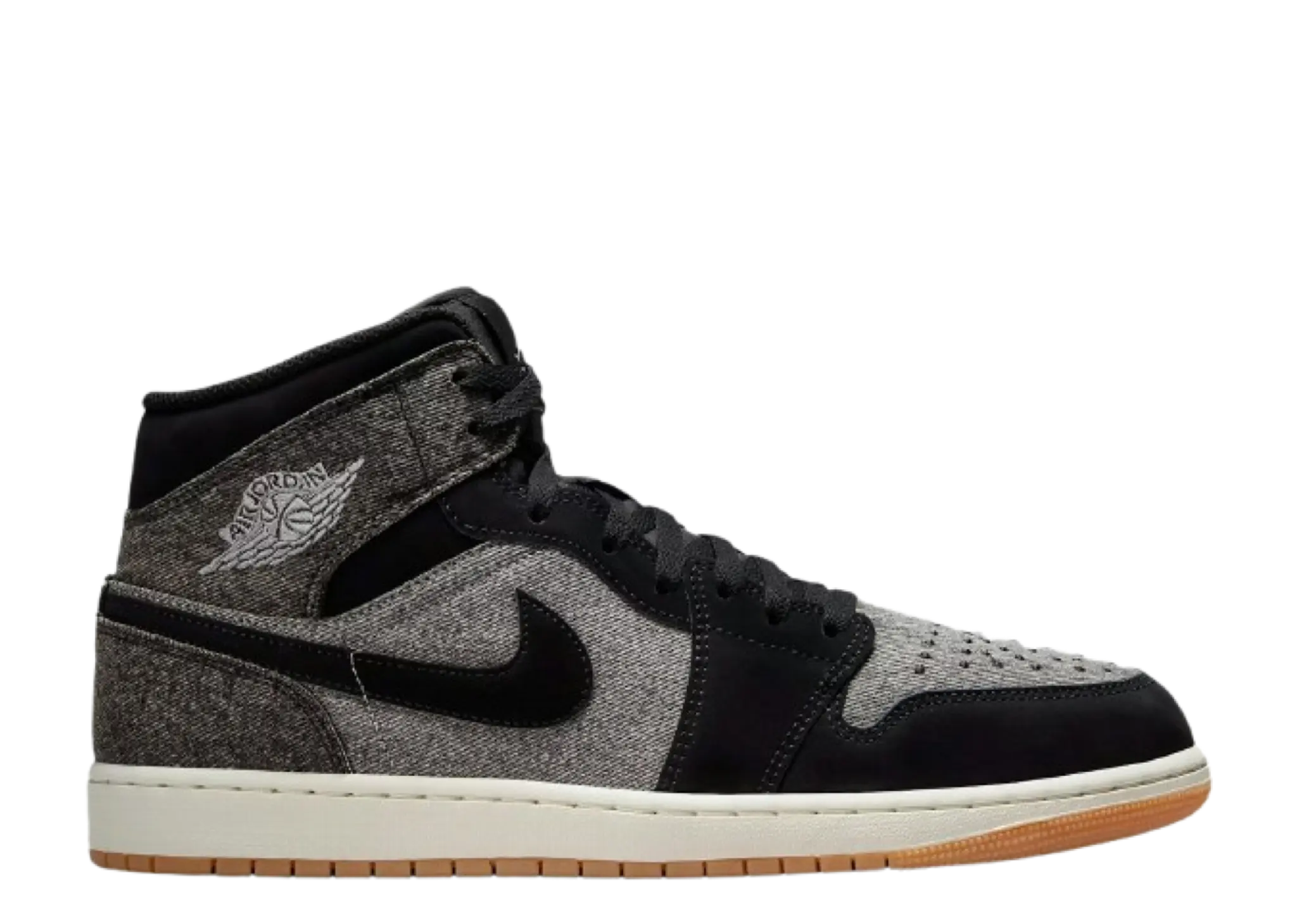 Air Jordan 1 Mid SE Black Denim