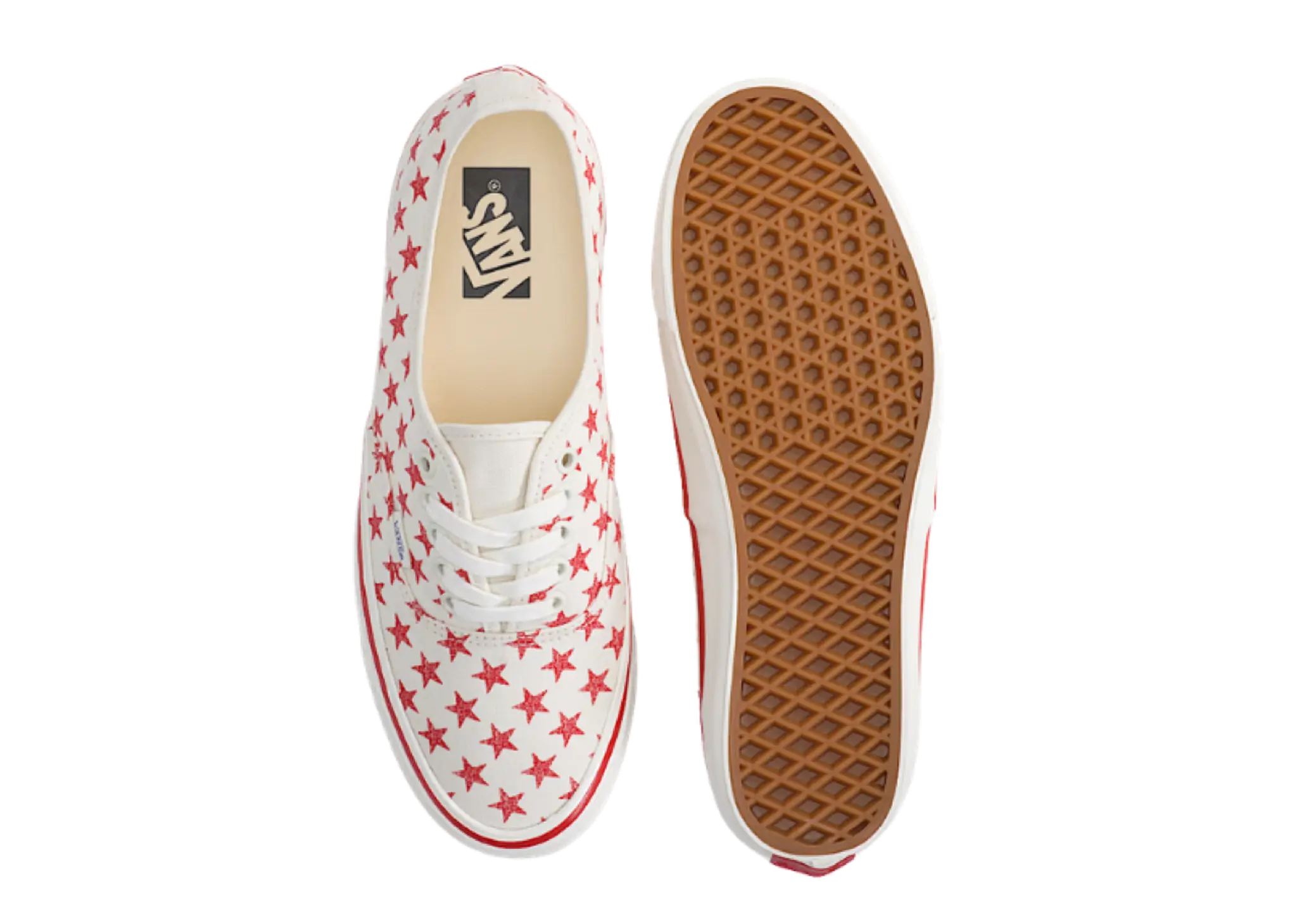 Vans Premium Authentic Racing Red Marshmallow White - photo 4