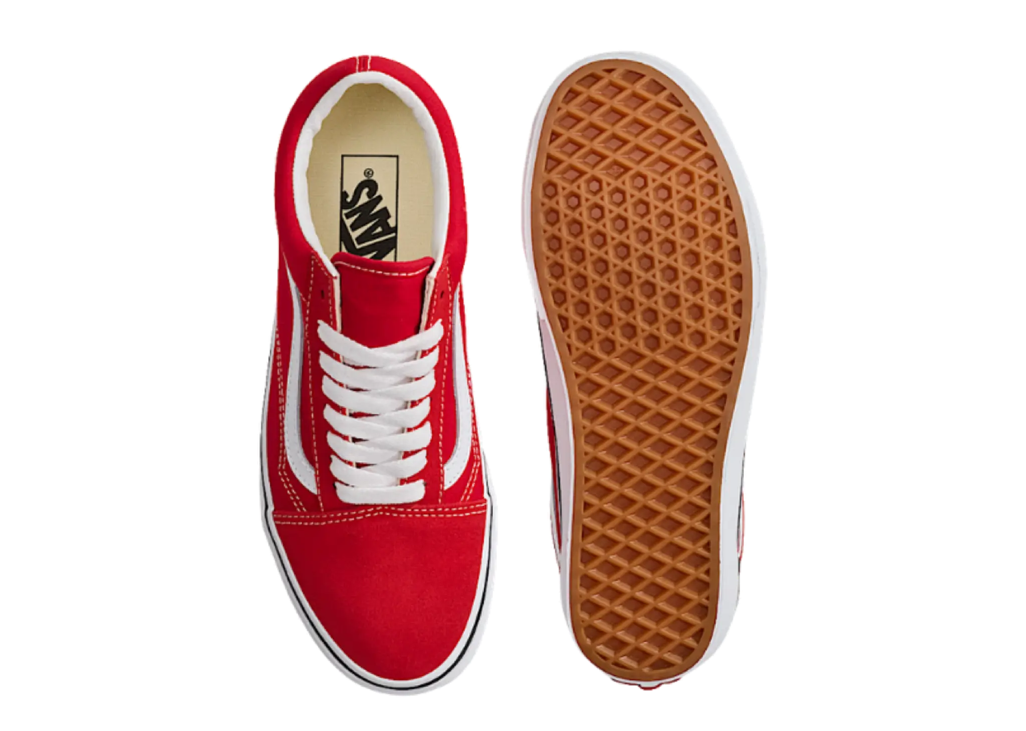 Vans Old Skool Racing Red True White - photo 4