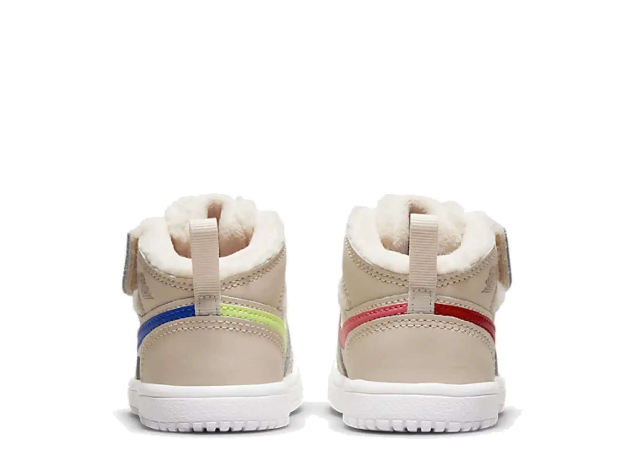Air Jordan 1 Mid Fleece Pearl White (Toddler) - photo 3