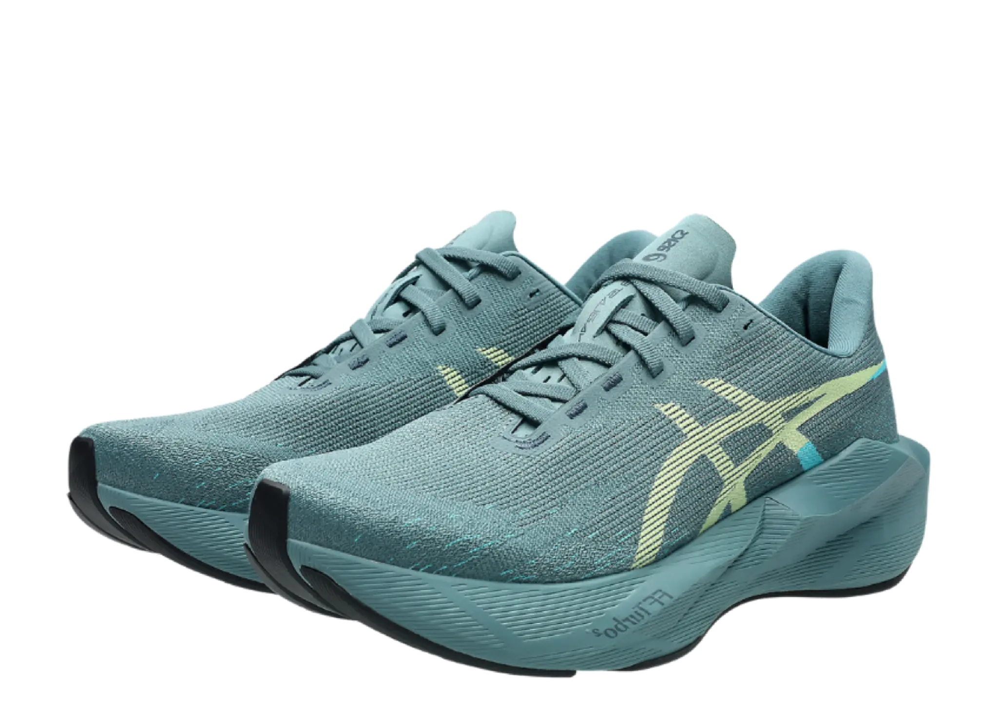ASICS Novablast 6 Foggy Teal Illuminate Yellow - photo 2